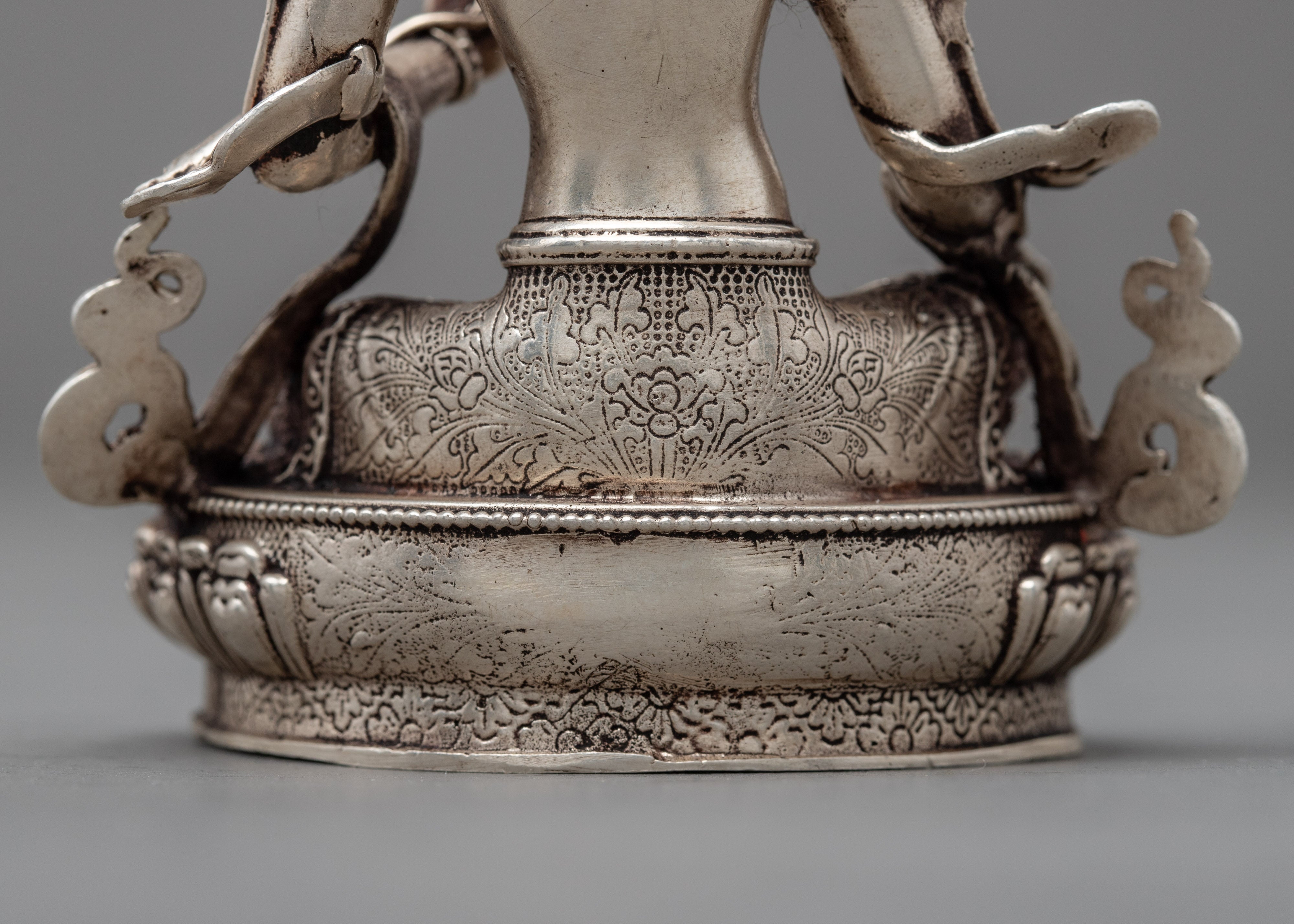 Miniature Green Tara Statue | Traditional Art of Compassionate Deity