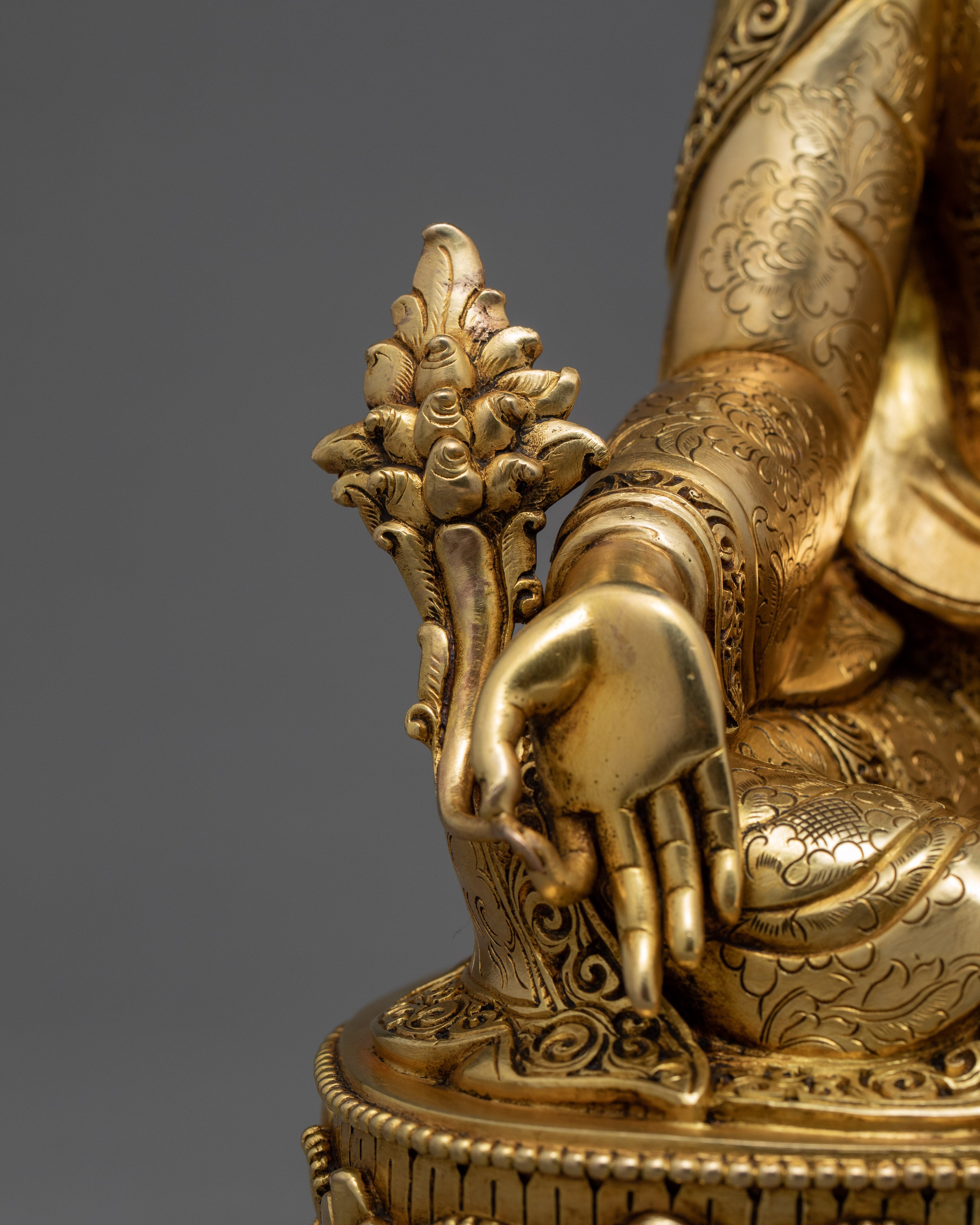 Orgyen Menla Statue | Traditional Handmade Medicine Guru Sculpture