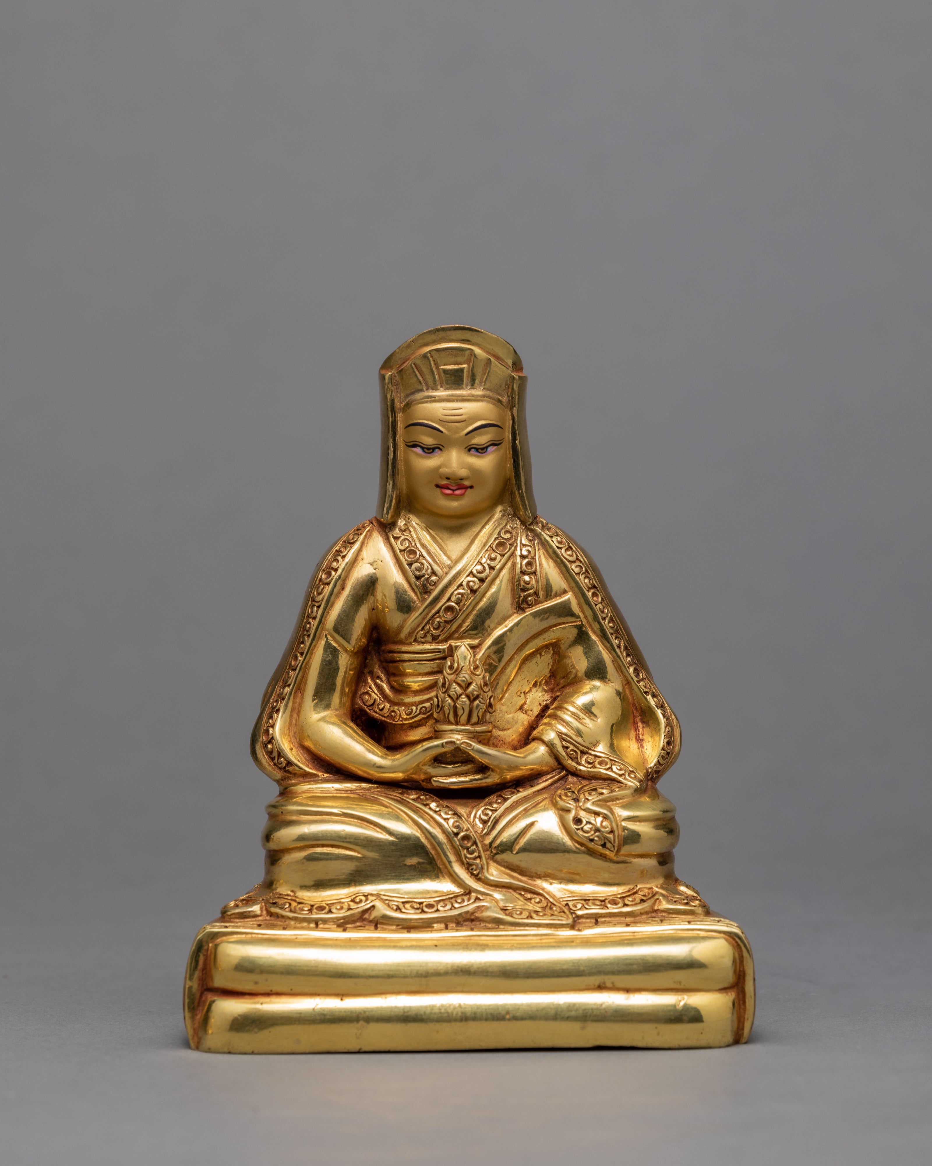 Three Great Kagyu Teachers statues | Marpa Lotsawa | Milarepa | Gampopa