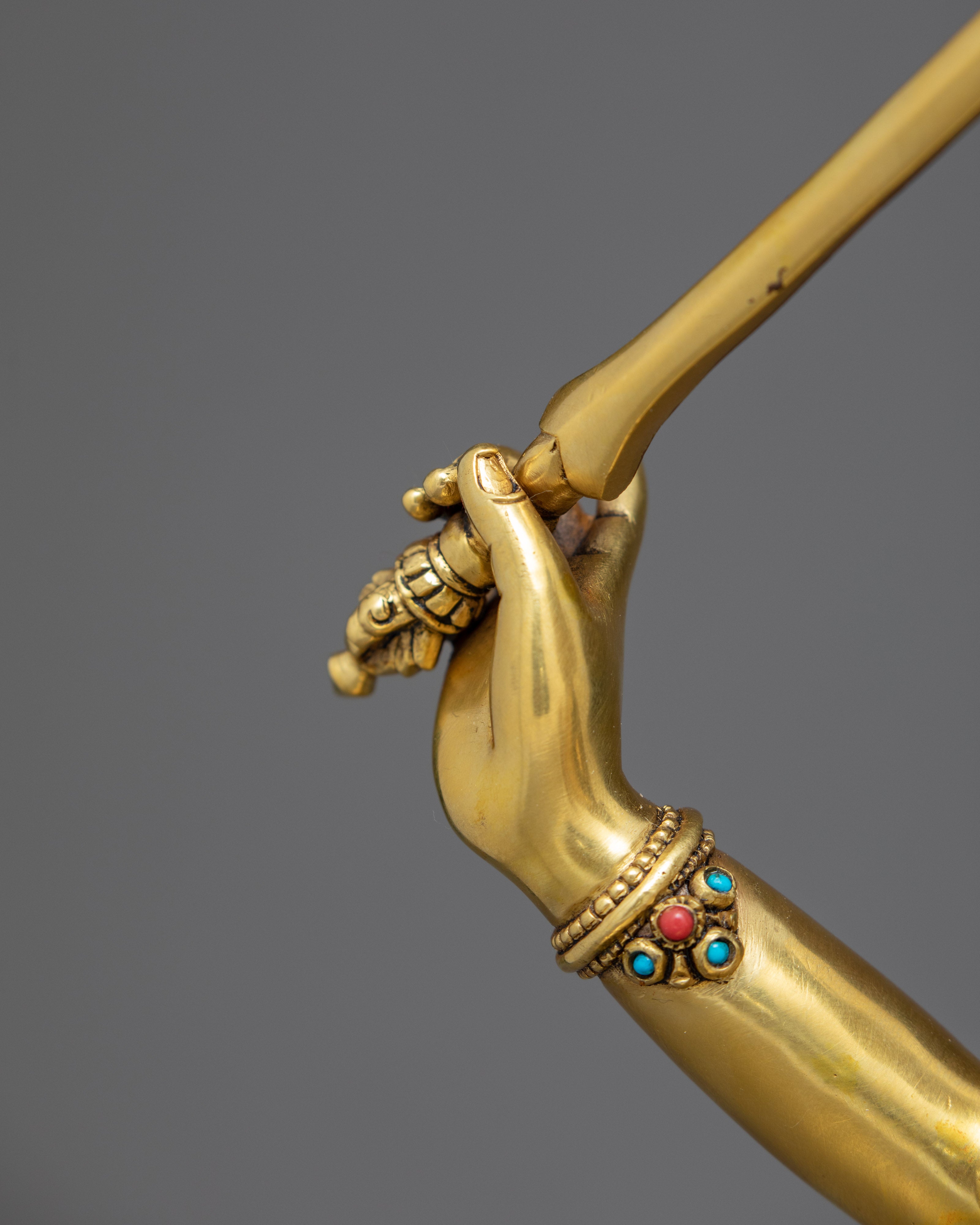 Manjushri Statue | Tibetan Bodhisattva Sculpture