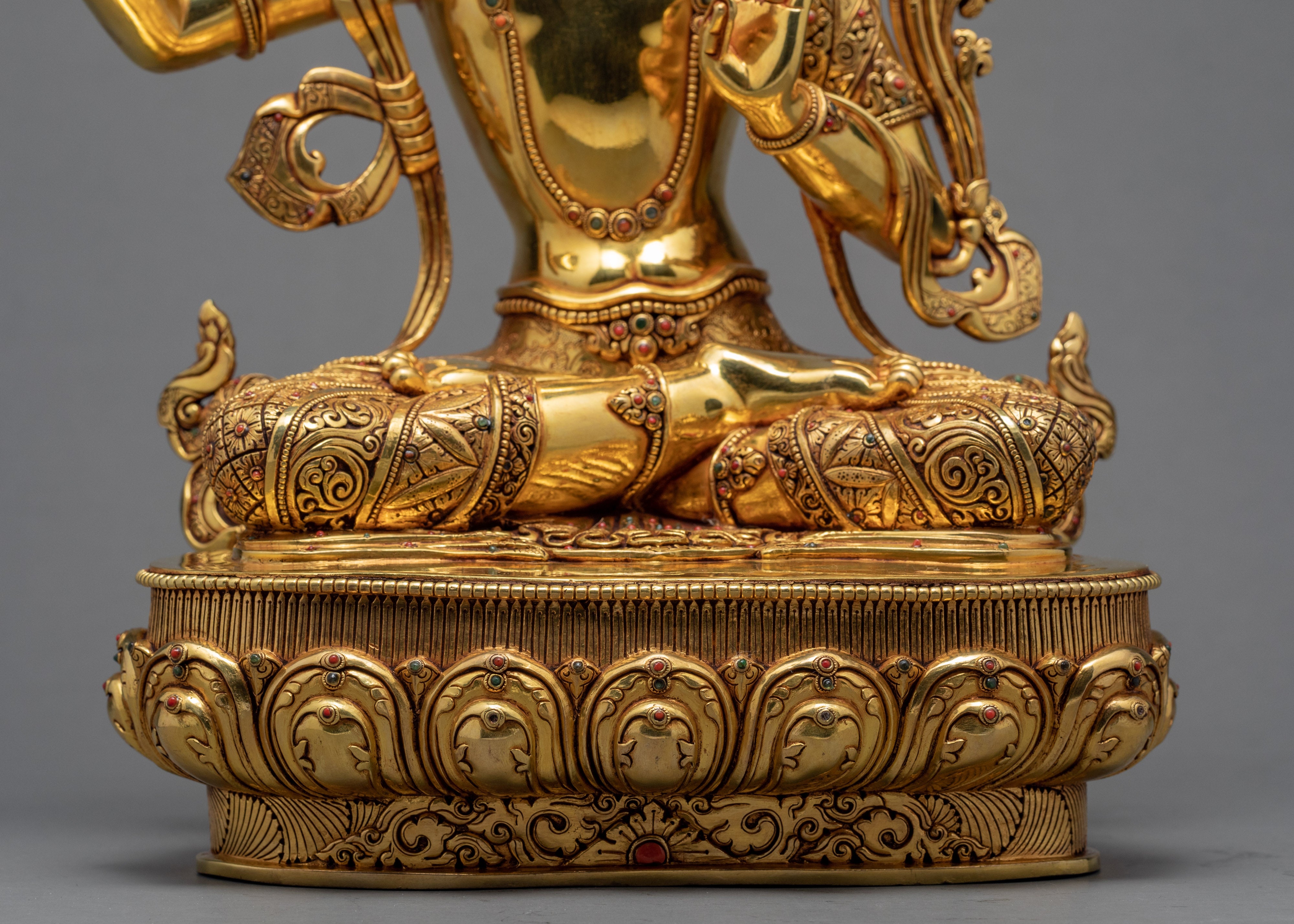 Peaceful Manjushri |  Jampal Yang Statue | Bodhisattva Of Wisdom