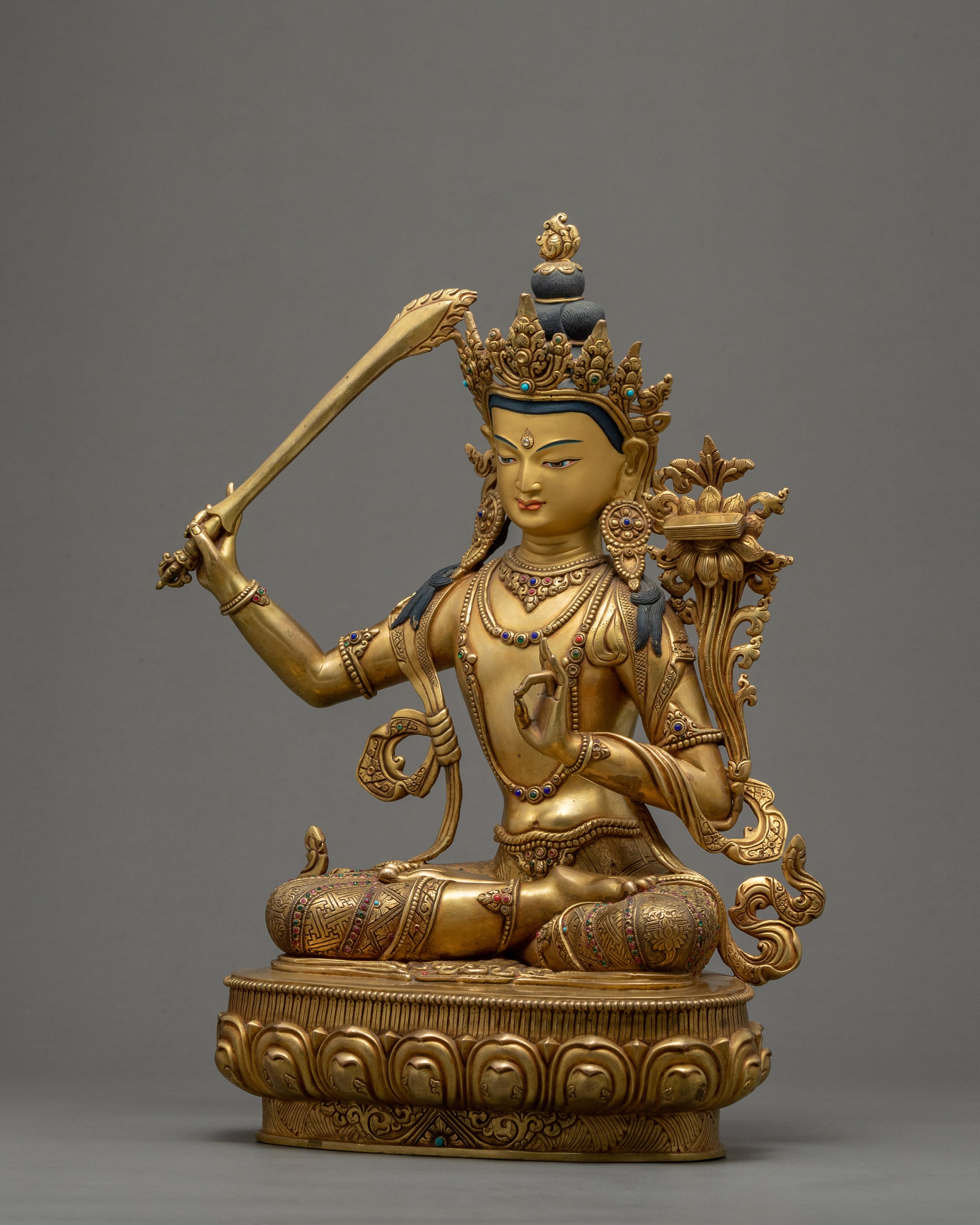 Manjushri Statue | Tibetan Wisdom Deity