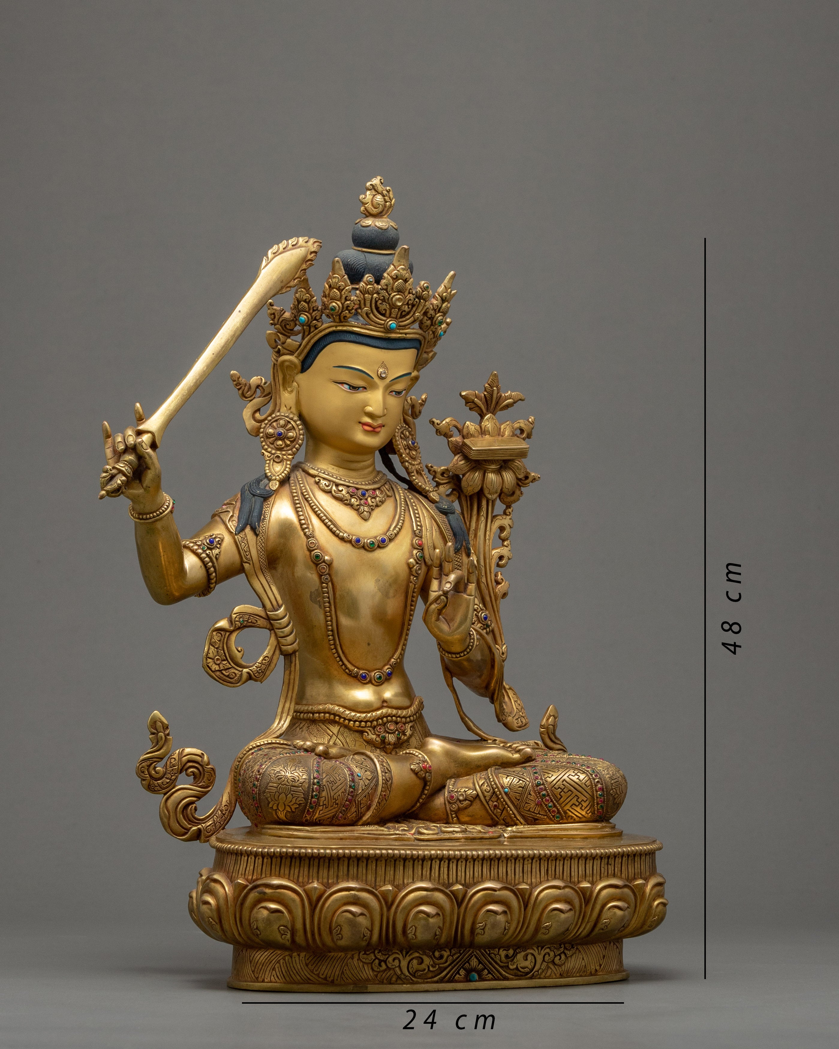 Manjushri Statue | Tibetan Wisdom Deity