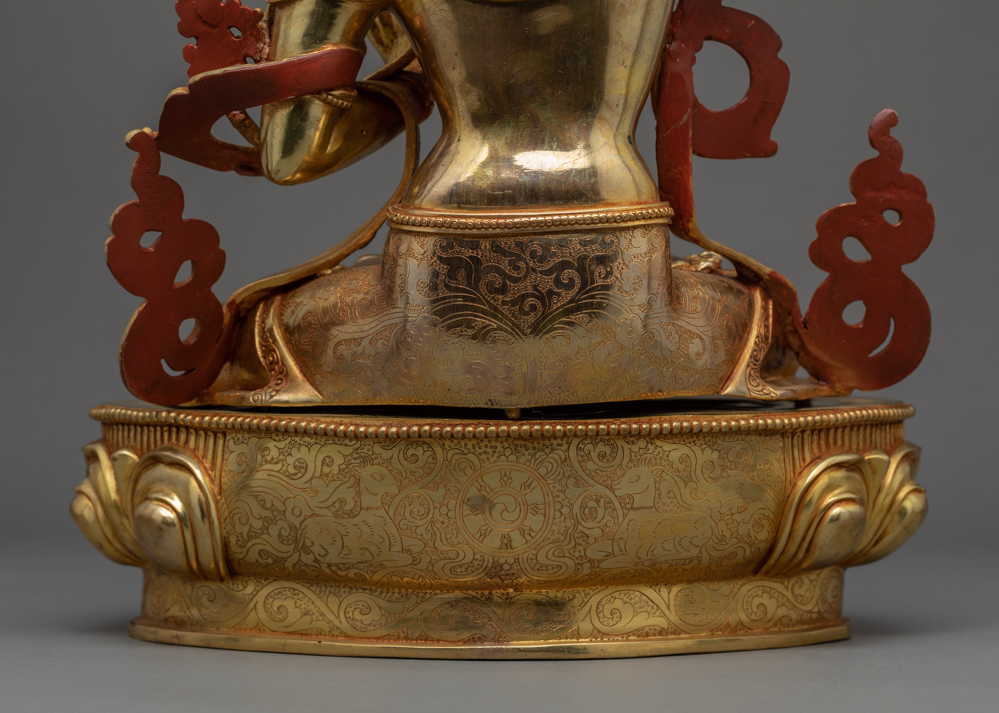 Manjushri Bodhisattva Deity Statue | Handcrafted Wisdom Deity