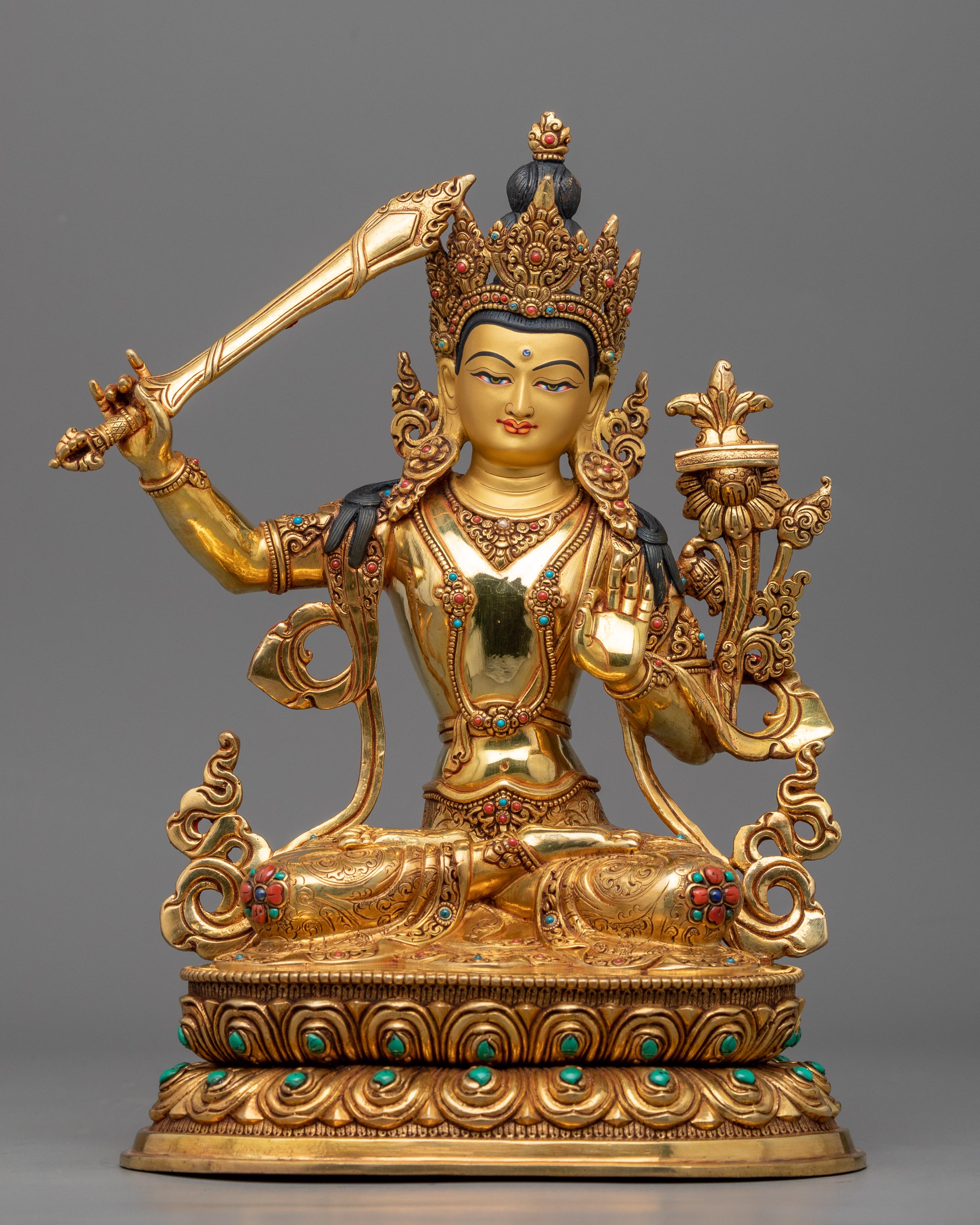Manjushri Bodhisattva statue