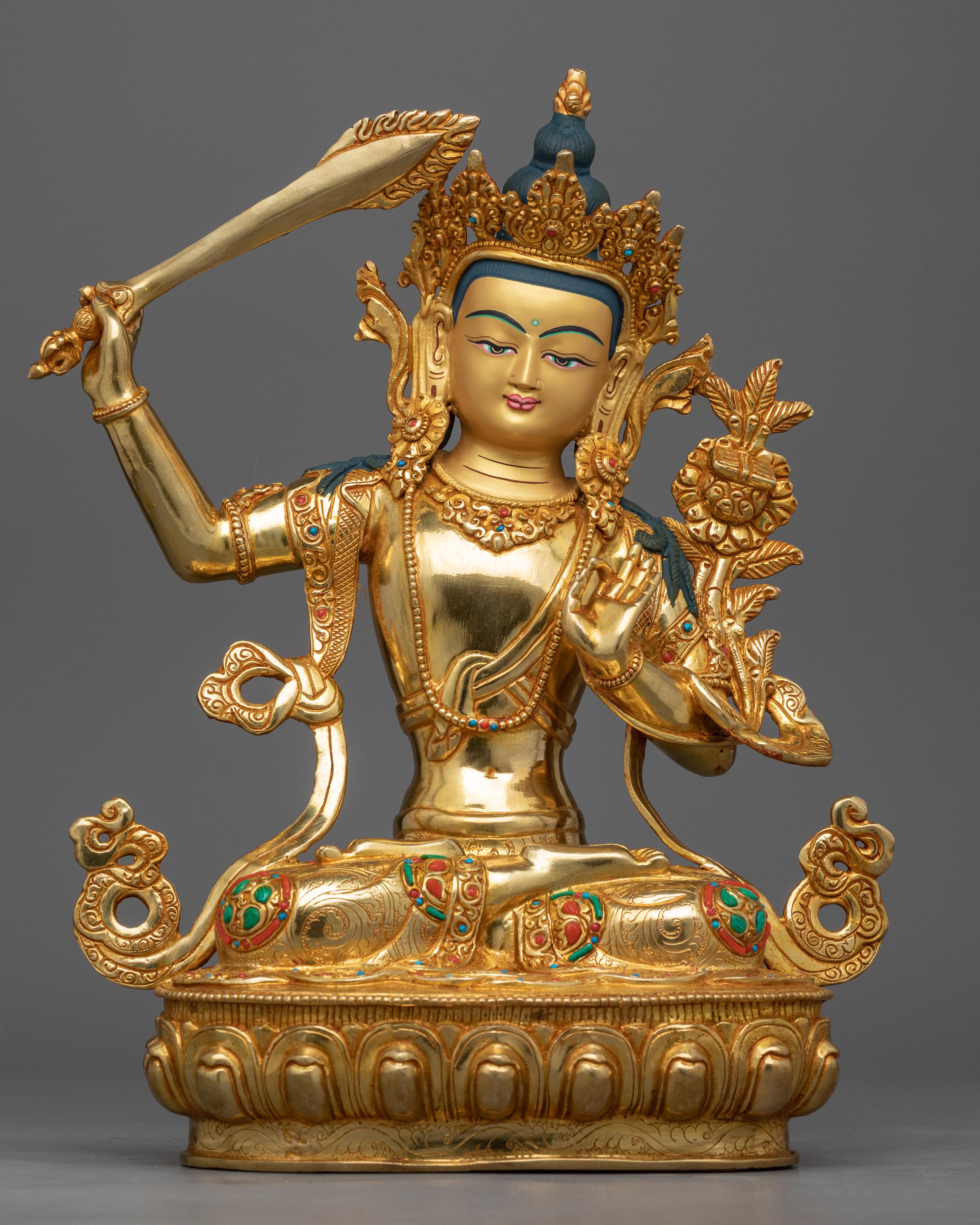 Manjushri Bodhisattva Statue