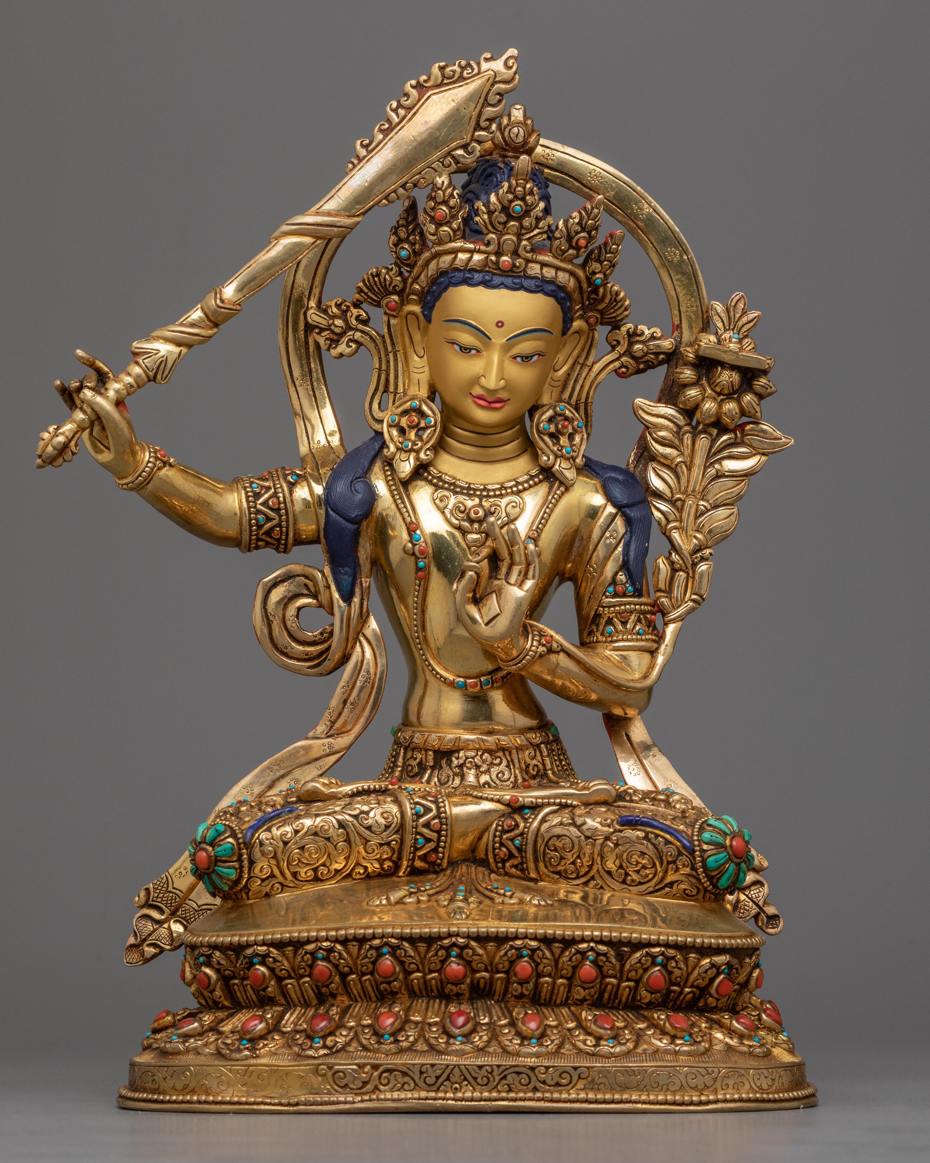 manjushri bodhisattva statue