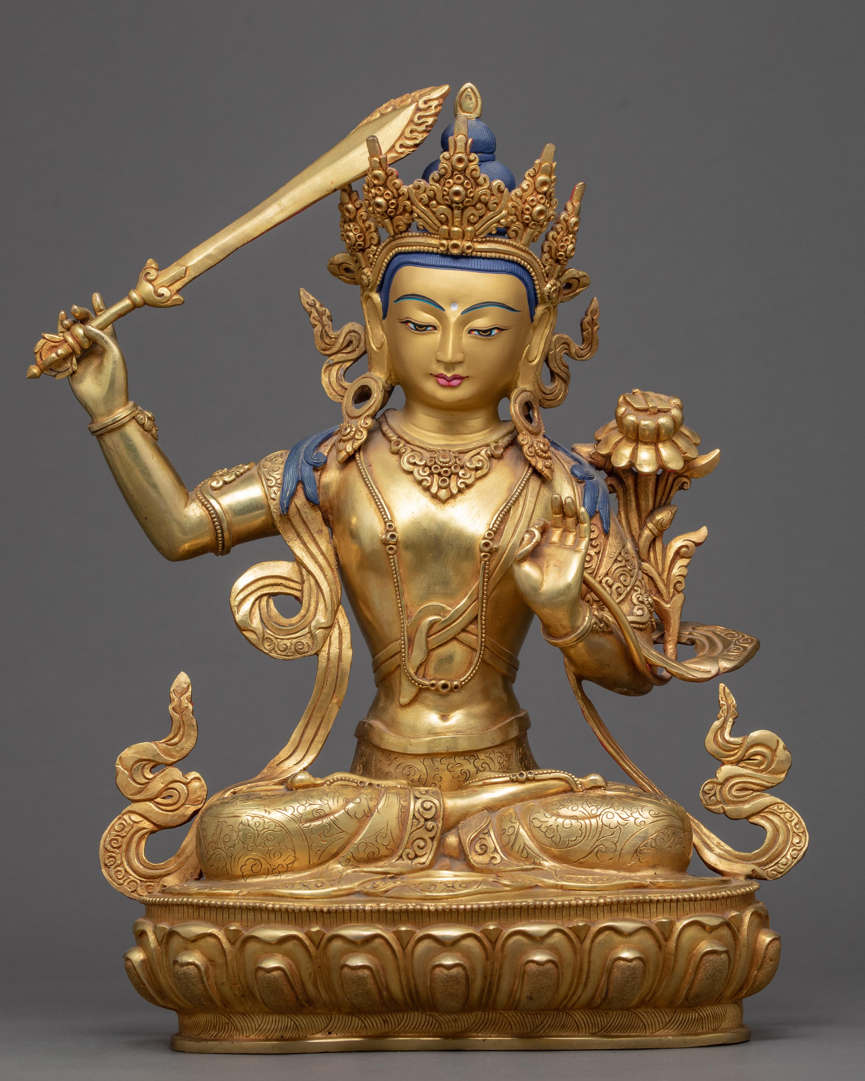 Manjushri Tibetan Sculpture