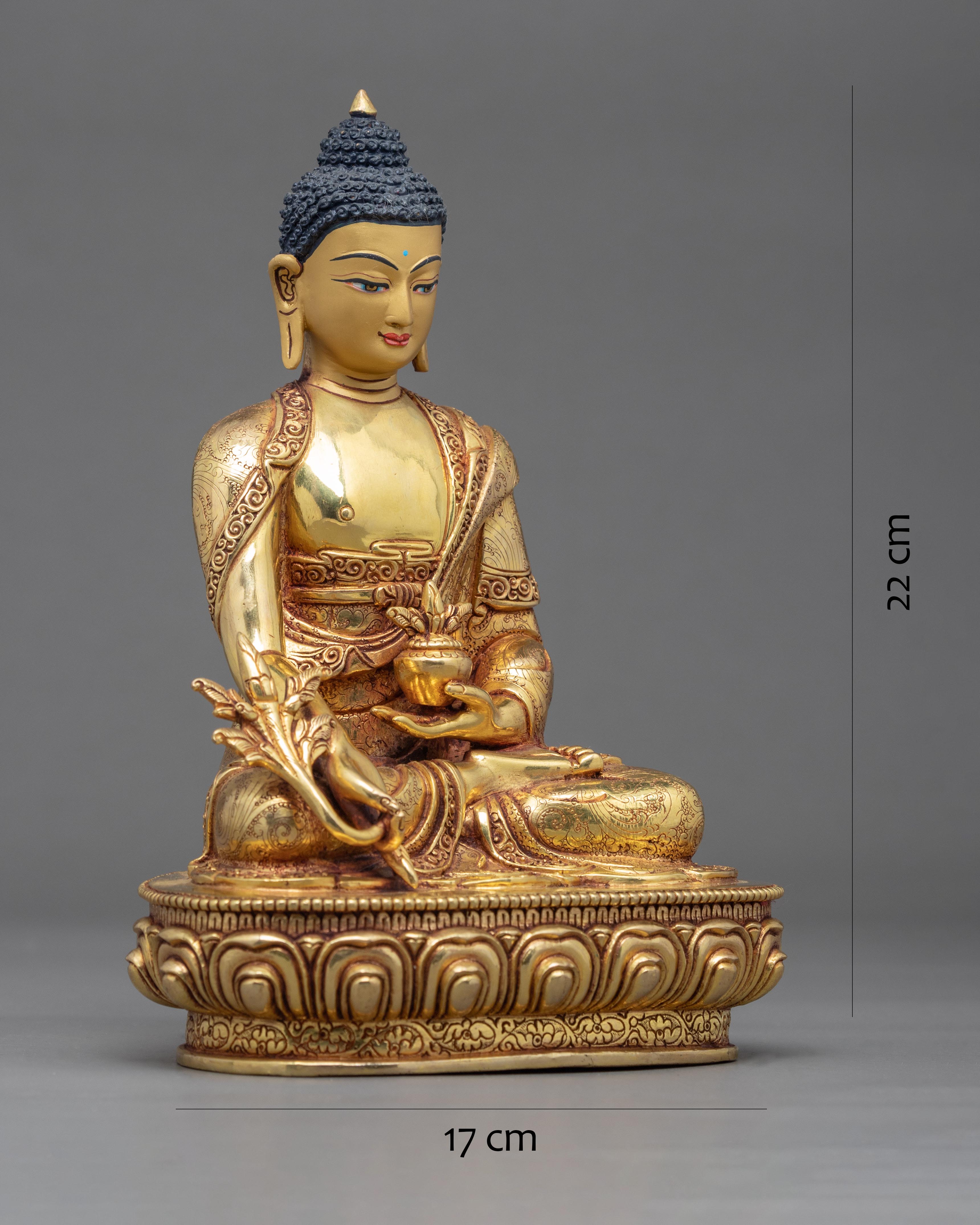 3 Buddha Statues | Set of Tibetan Himalayan Art