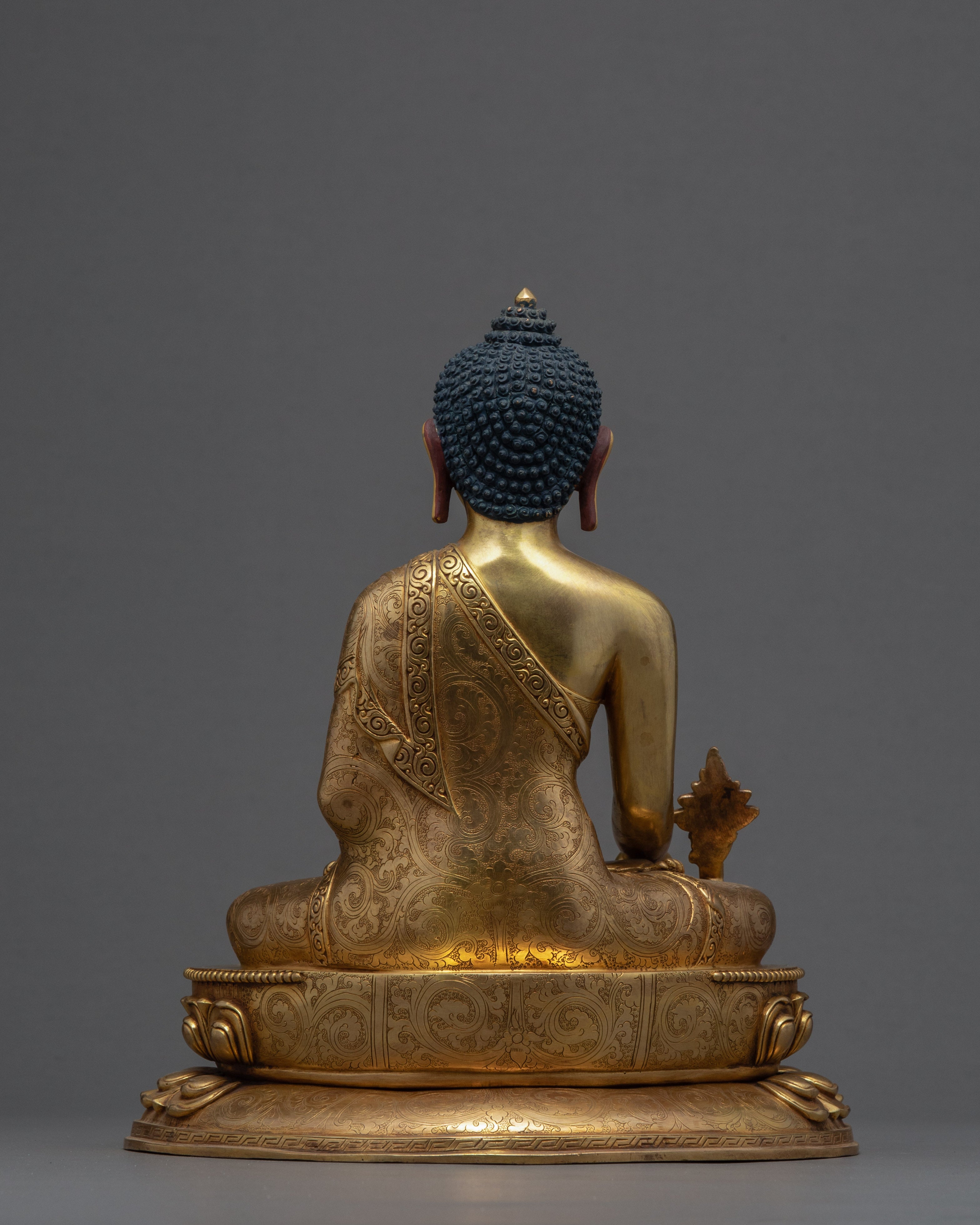 Medicine Buddha Statue | Hand-carved Healing Buddha Figurine