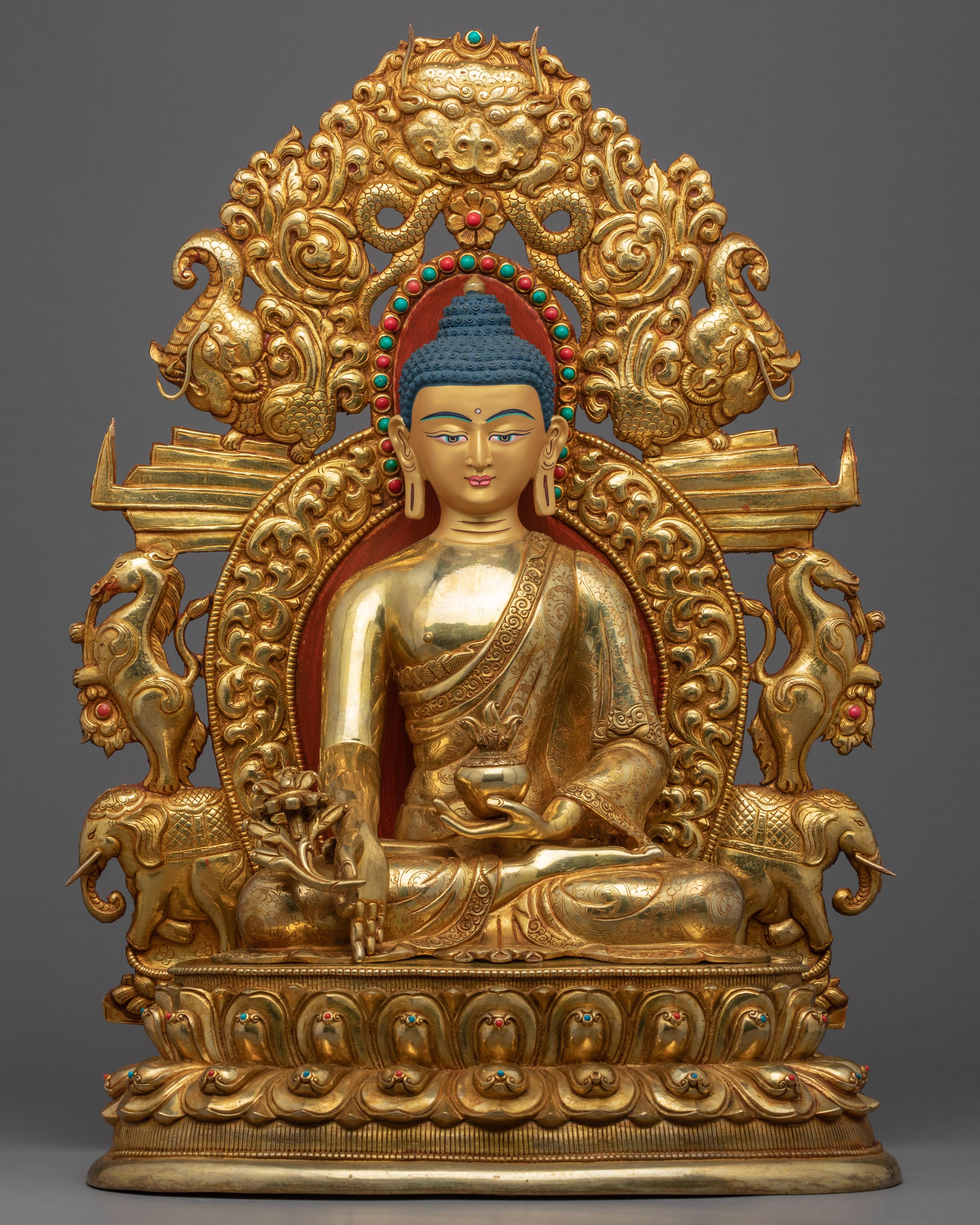 The Medicine Buddha Sculpture