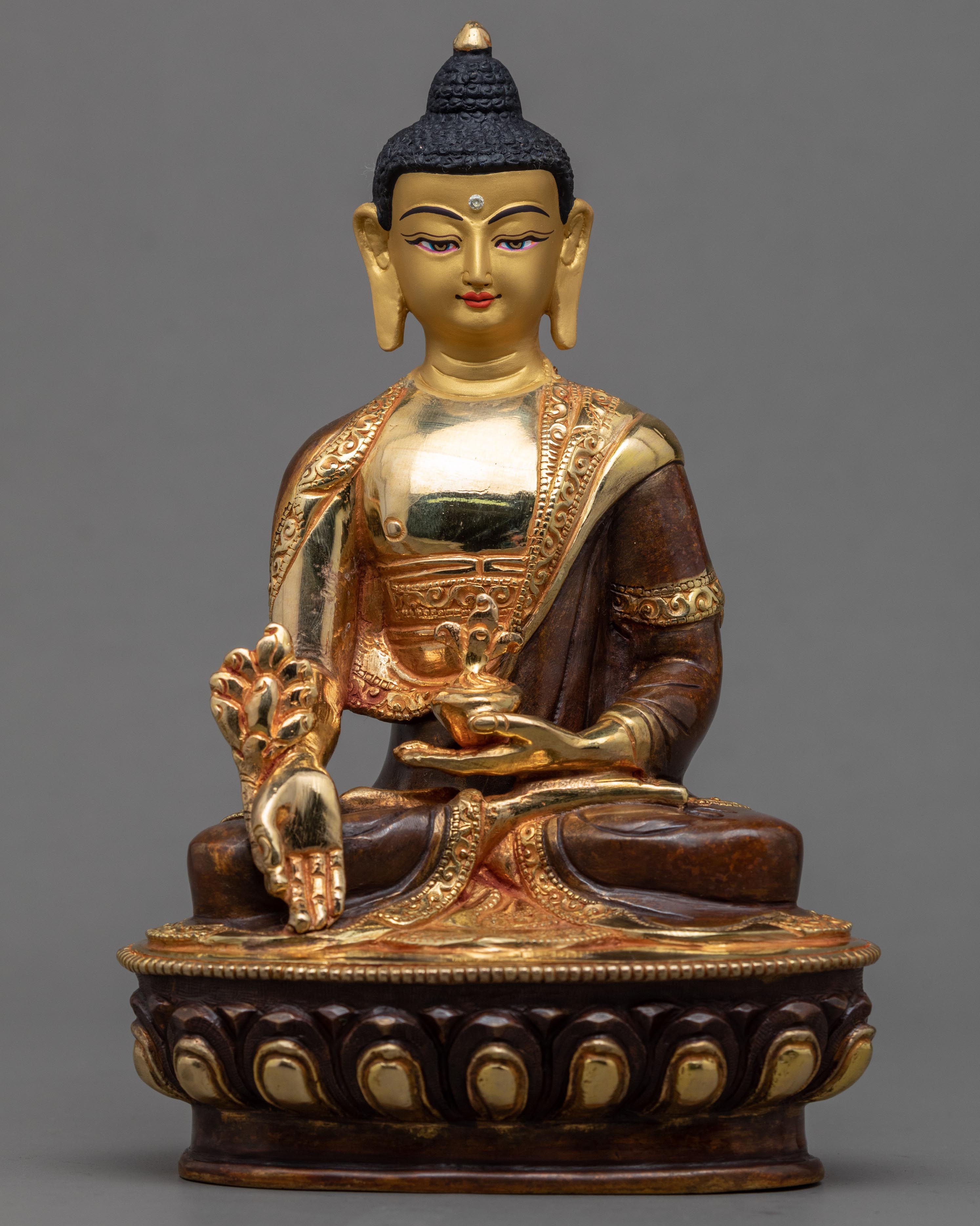 Buddhist Deity Medicine Buddha Sculpture