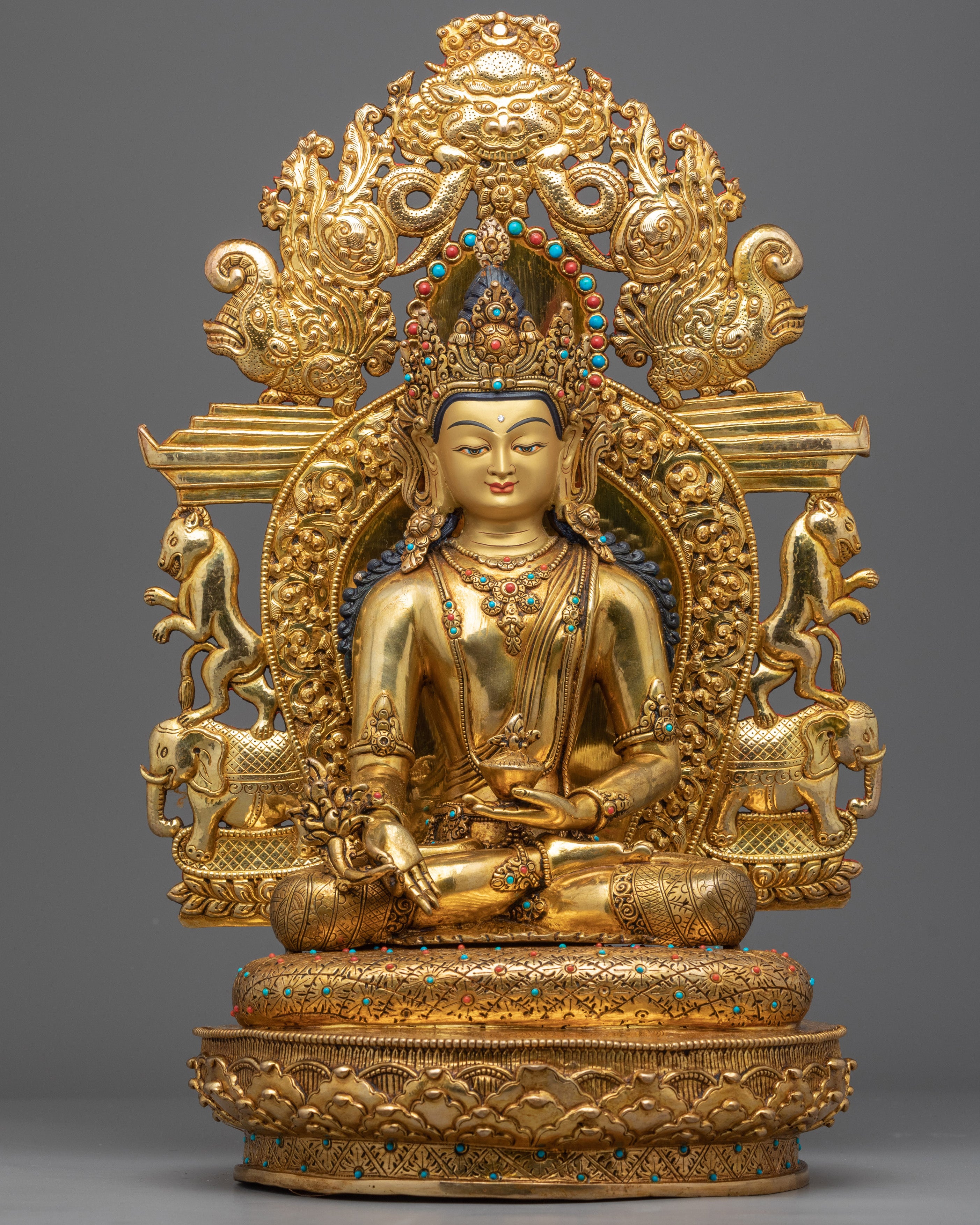 healing medicine buddha statue