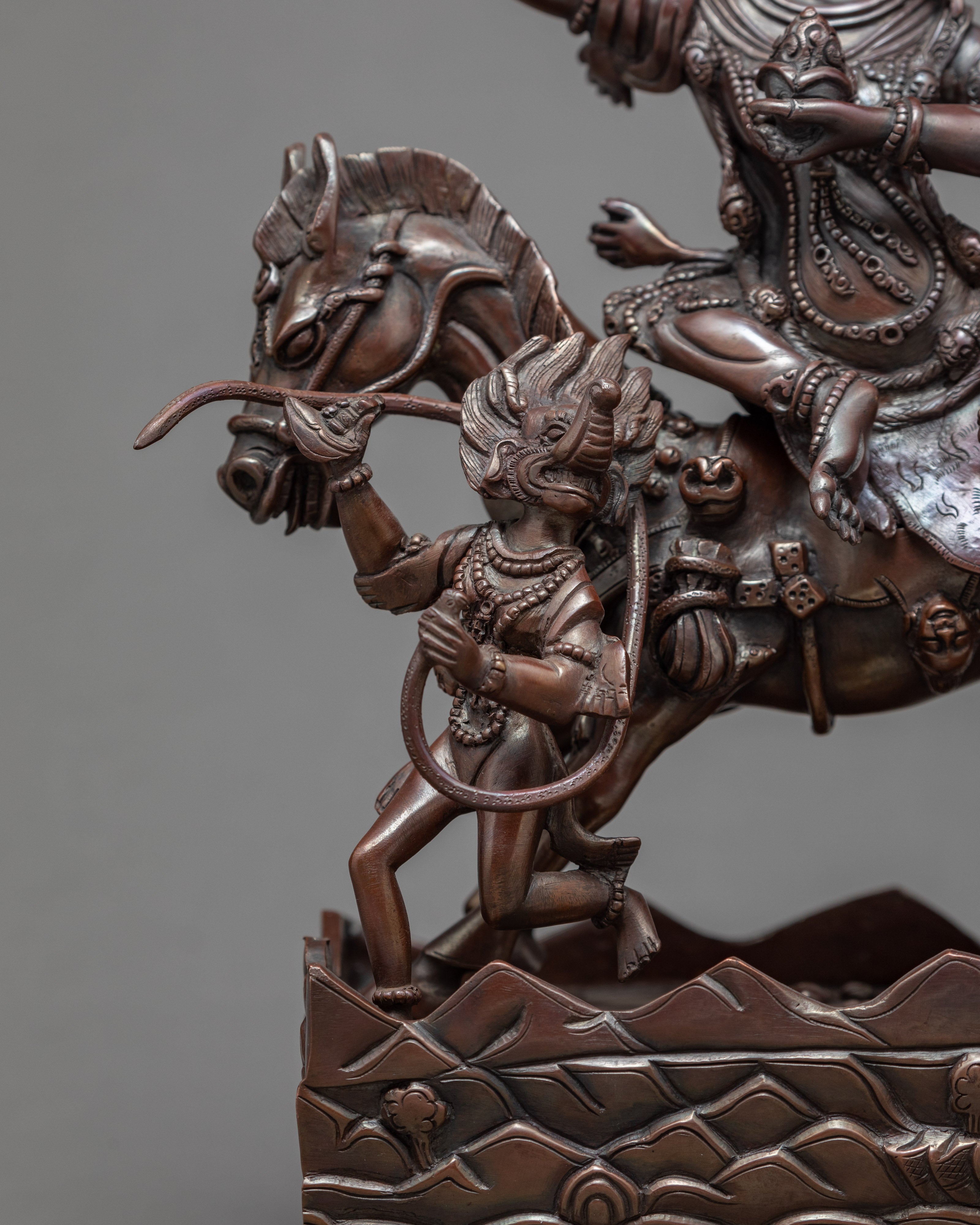 Palden Lhamo | Handcrafted Copper Statue | Termatree
