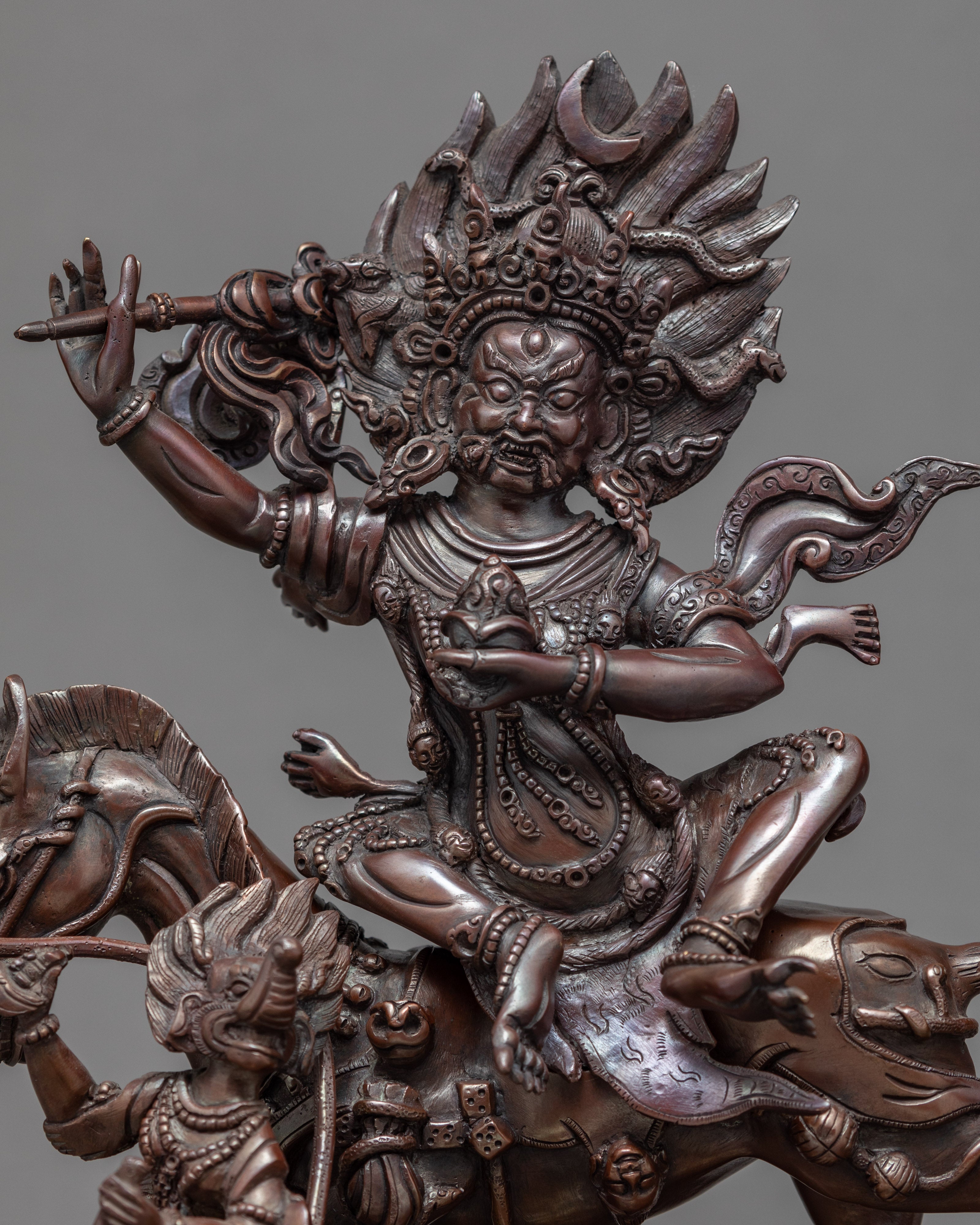 Palden Lhamo | Handcrafted Copper Statue | Termatree