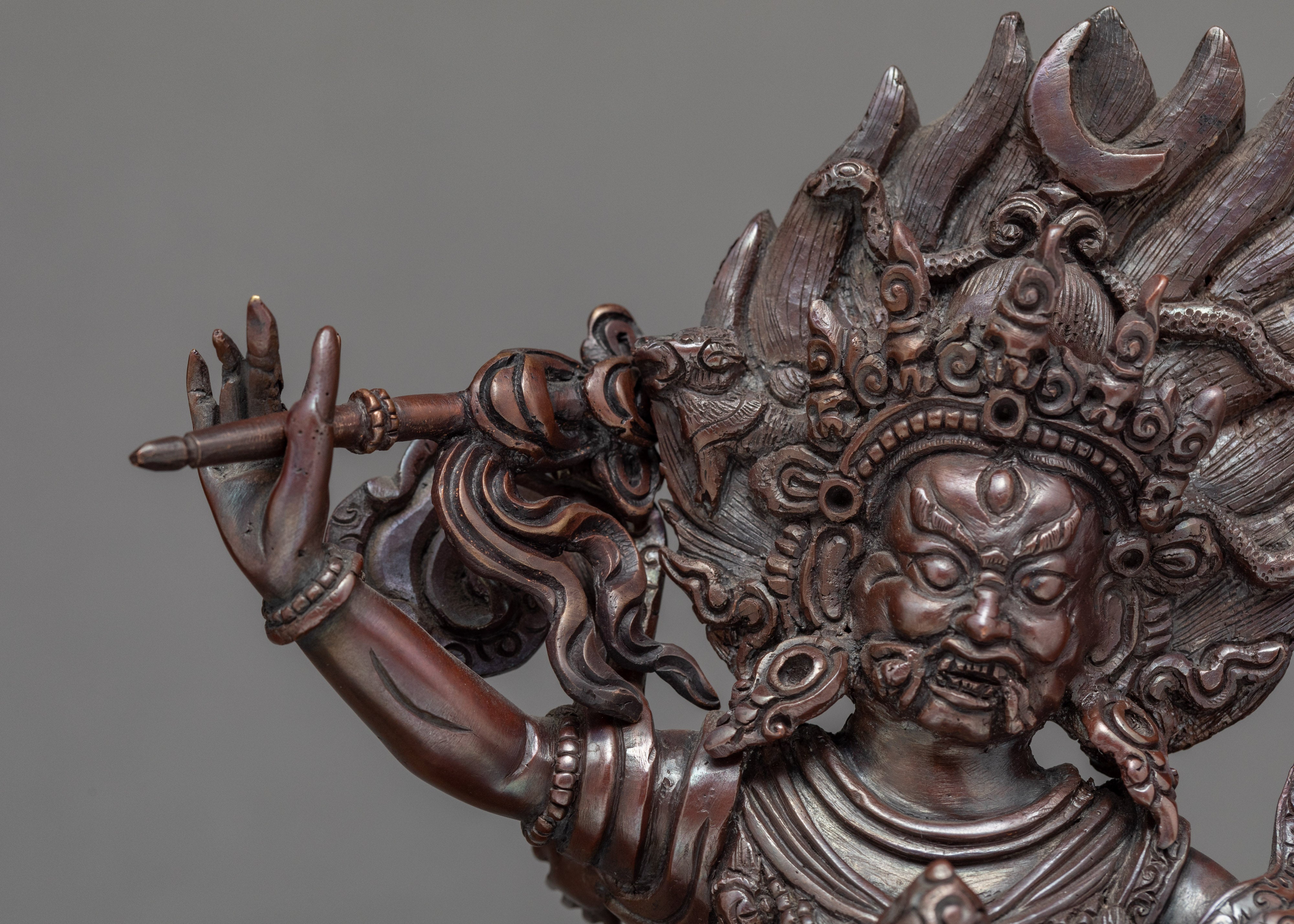 Palden Lhamo | Handcrafted Copper Statue | Termatree