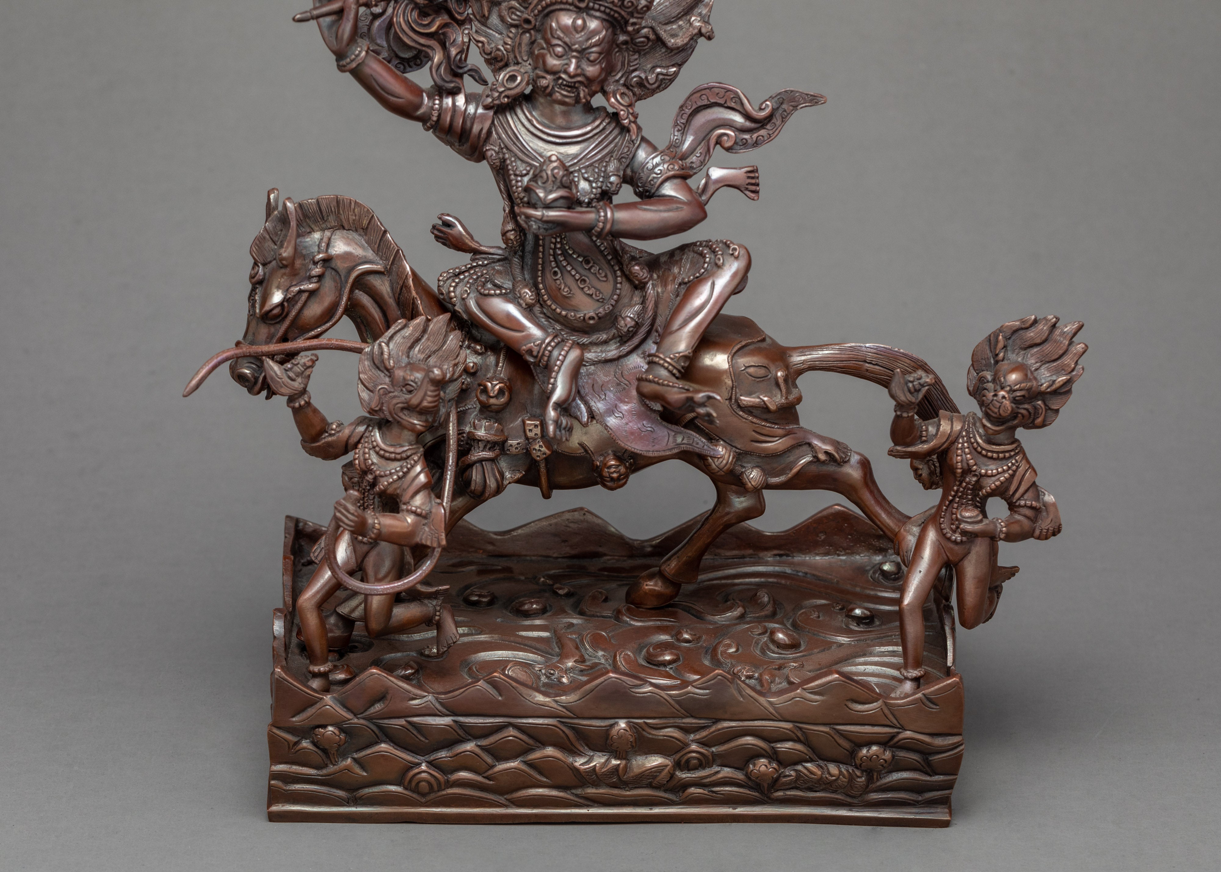 Palden Lhamo | Handcrafted Copper Statue | Termatree