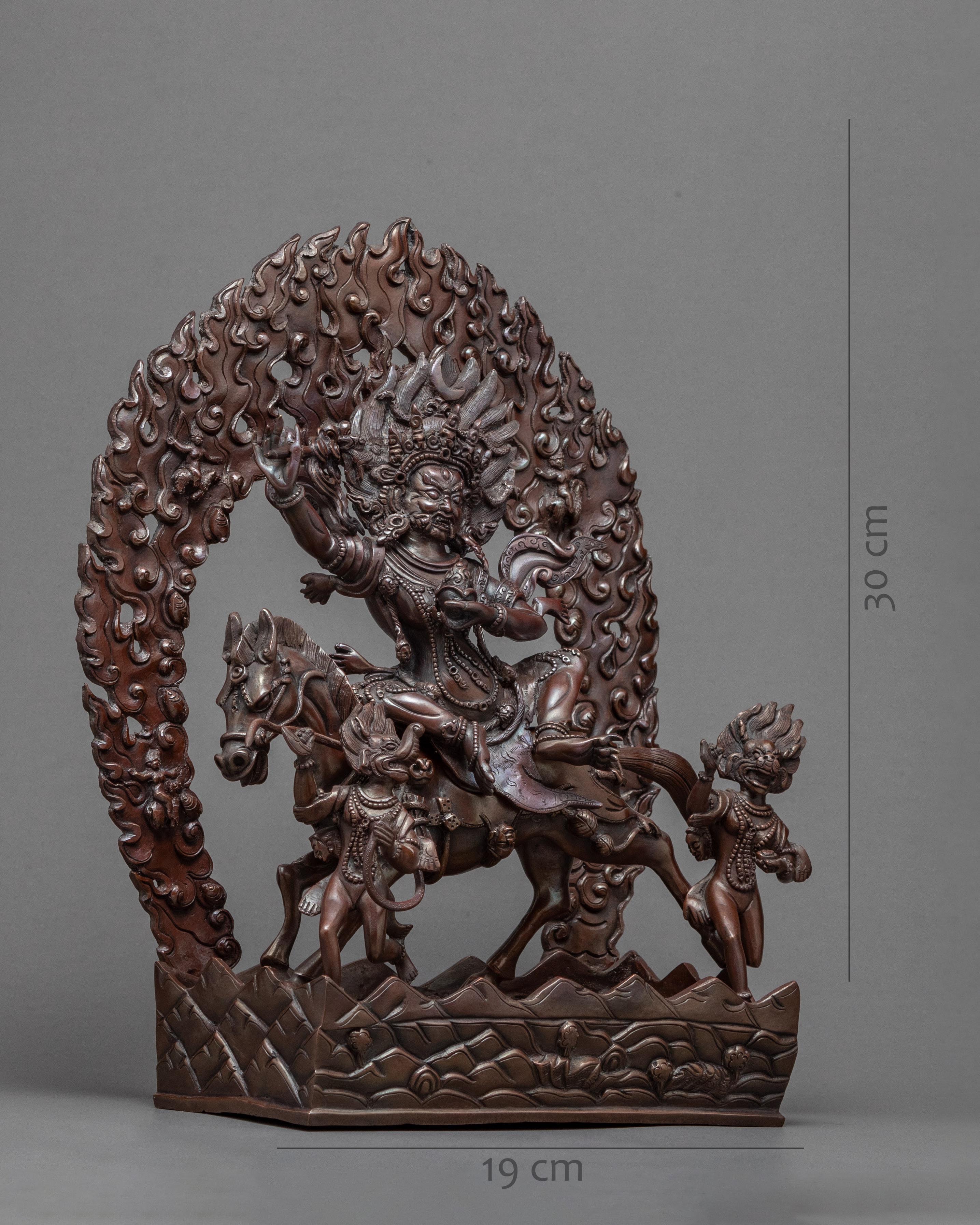 Palden Lhamo | Handcrafted Copper Statue | Termatree