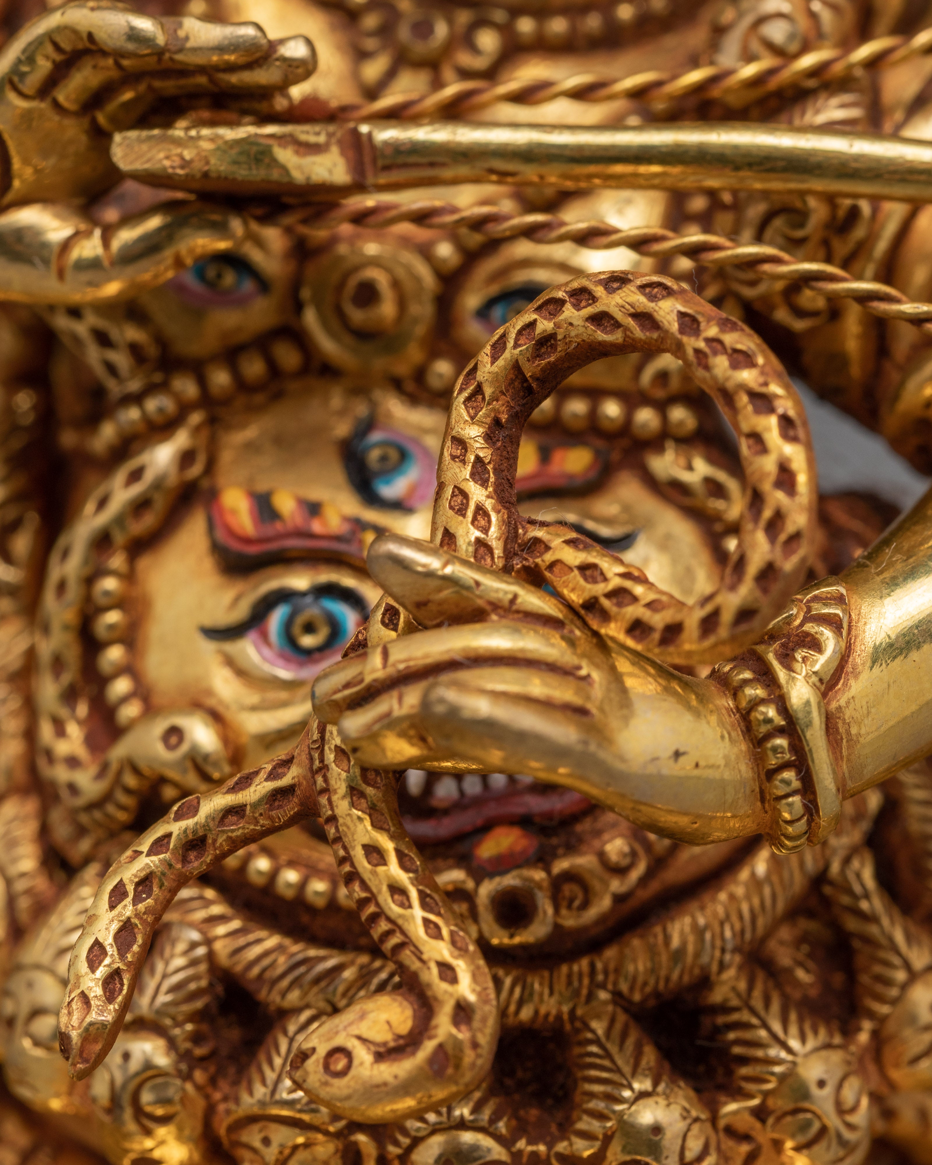 Rahula Statue | 24K Pure Gold Gilded | Buddhist Statue