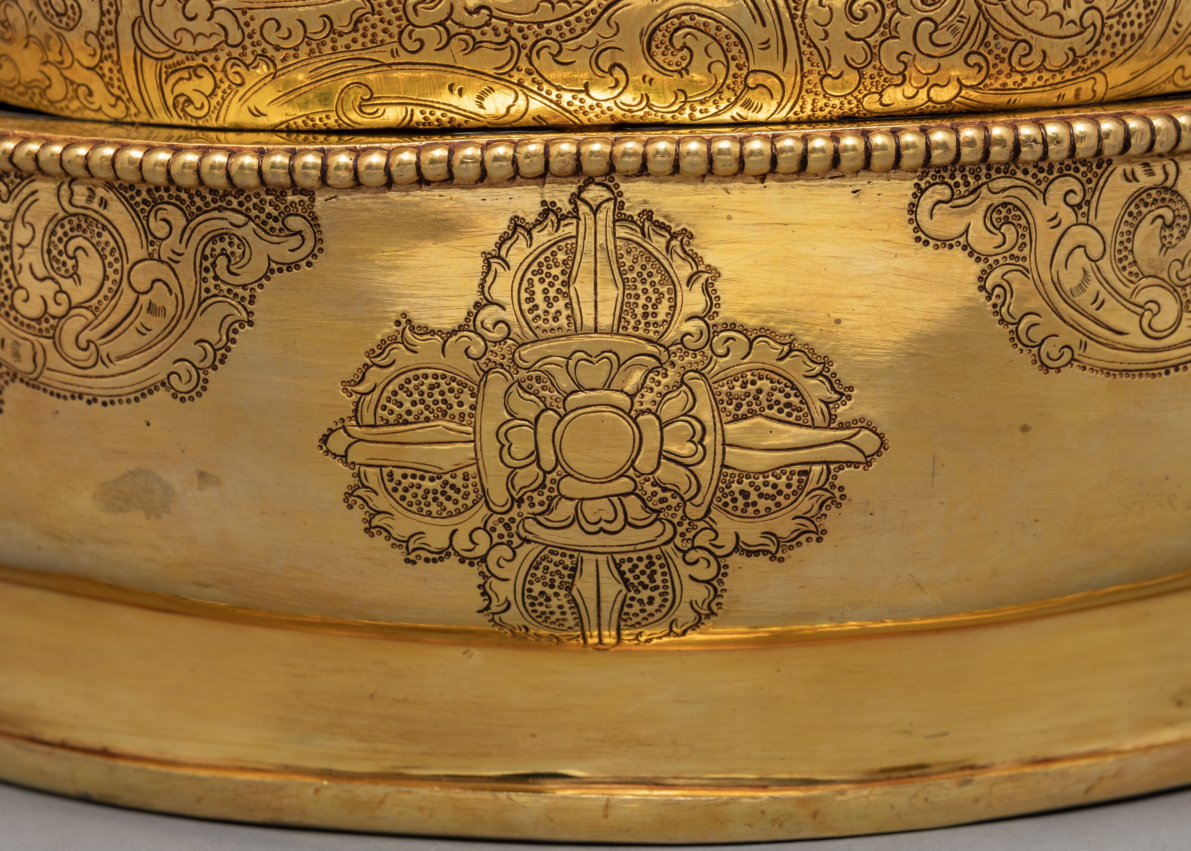 Shakyamuni Buddha | Gold Plated Gautam Buddha Statue