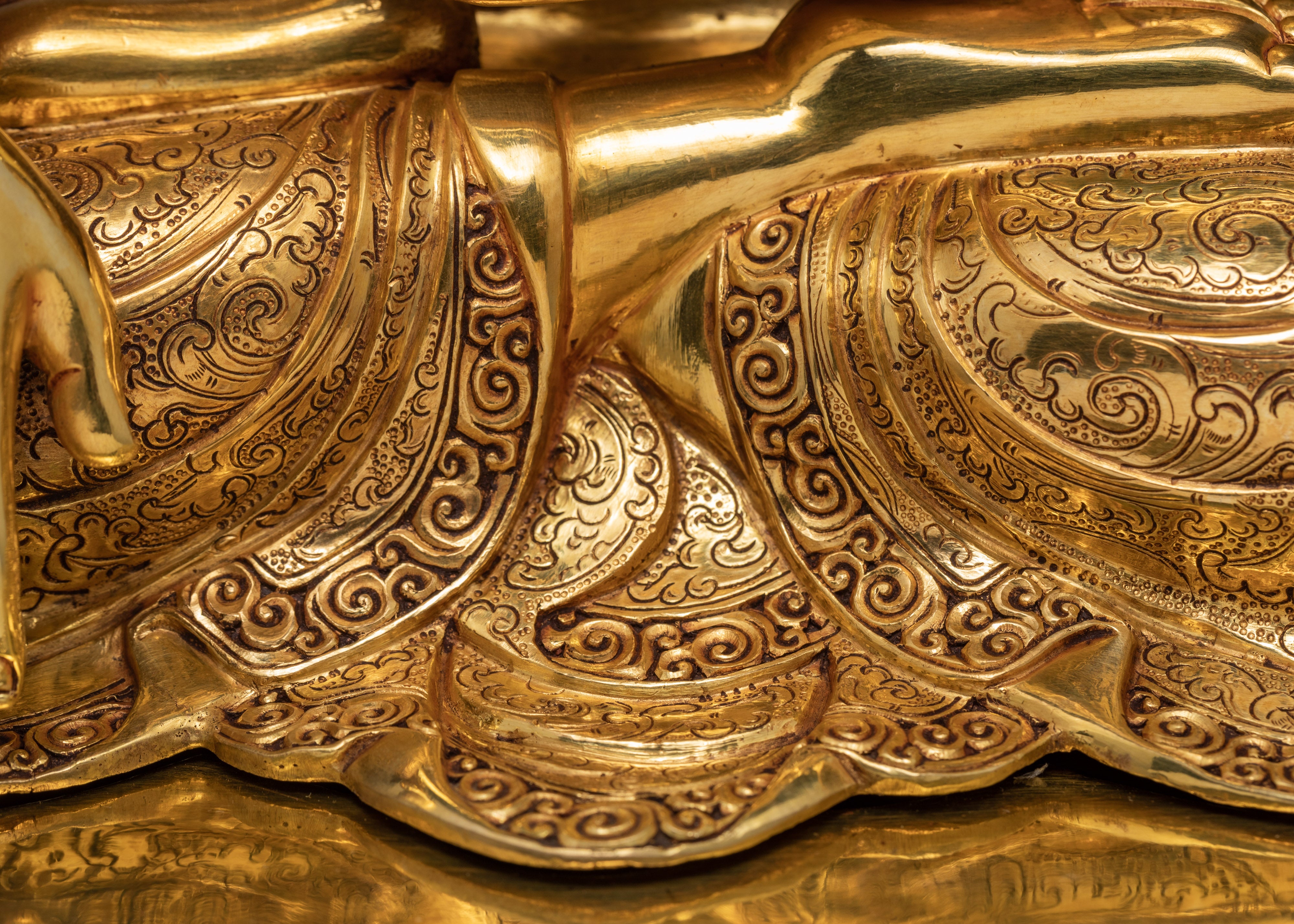 Shakyamuni Buddha | Gold Plated Gautam Buddha Statue