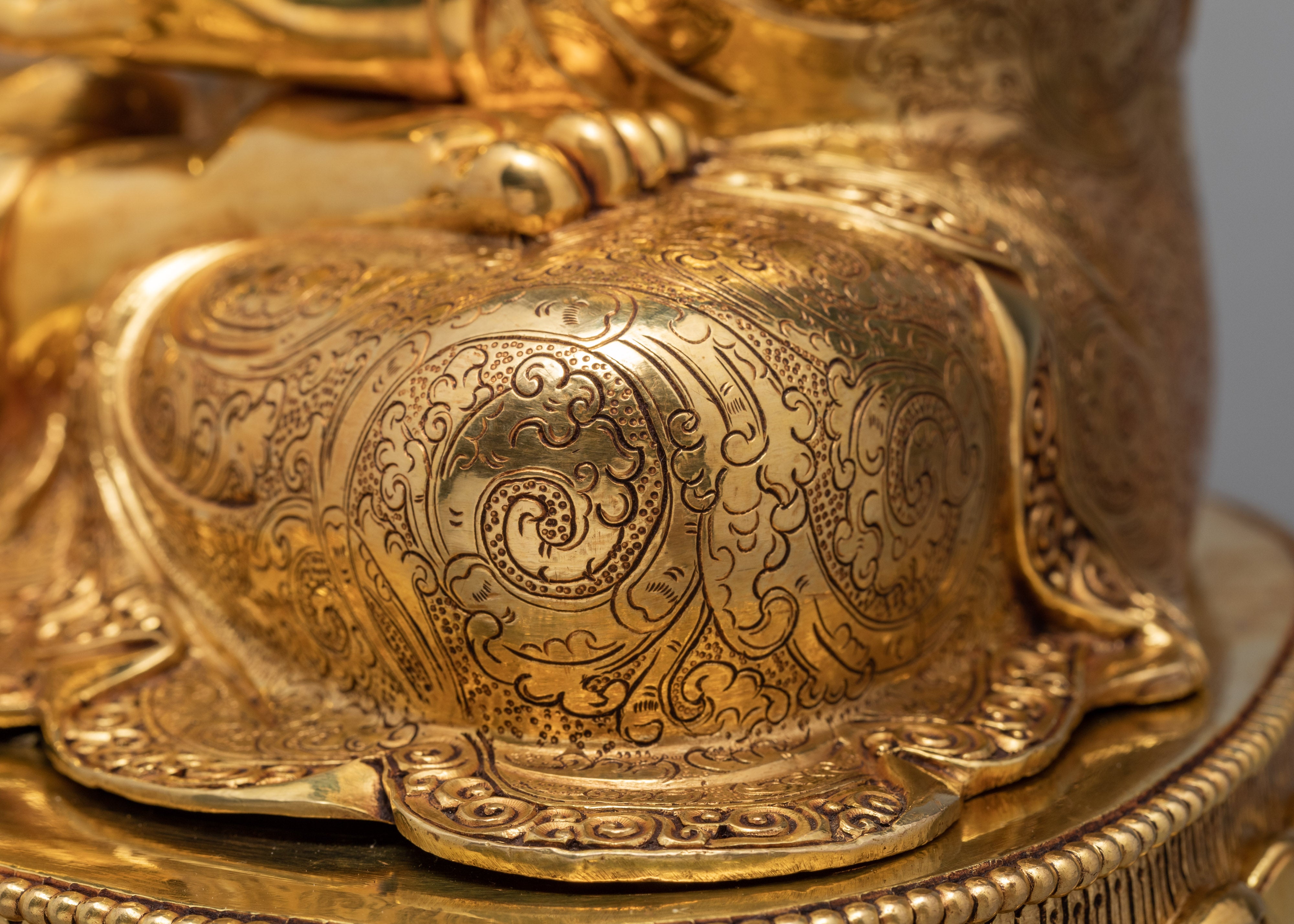 Shakyamuni Buddha | Gold Plated Gautam Buddha Statue