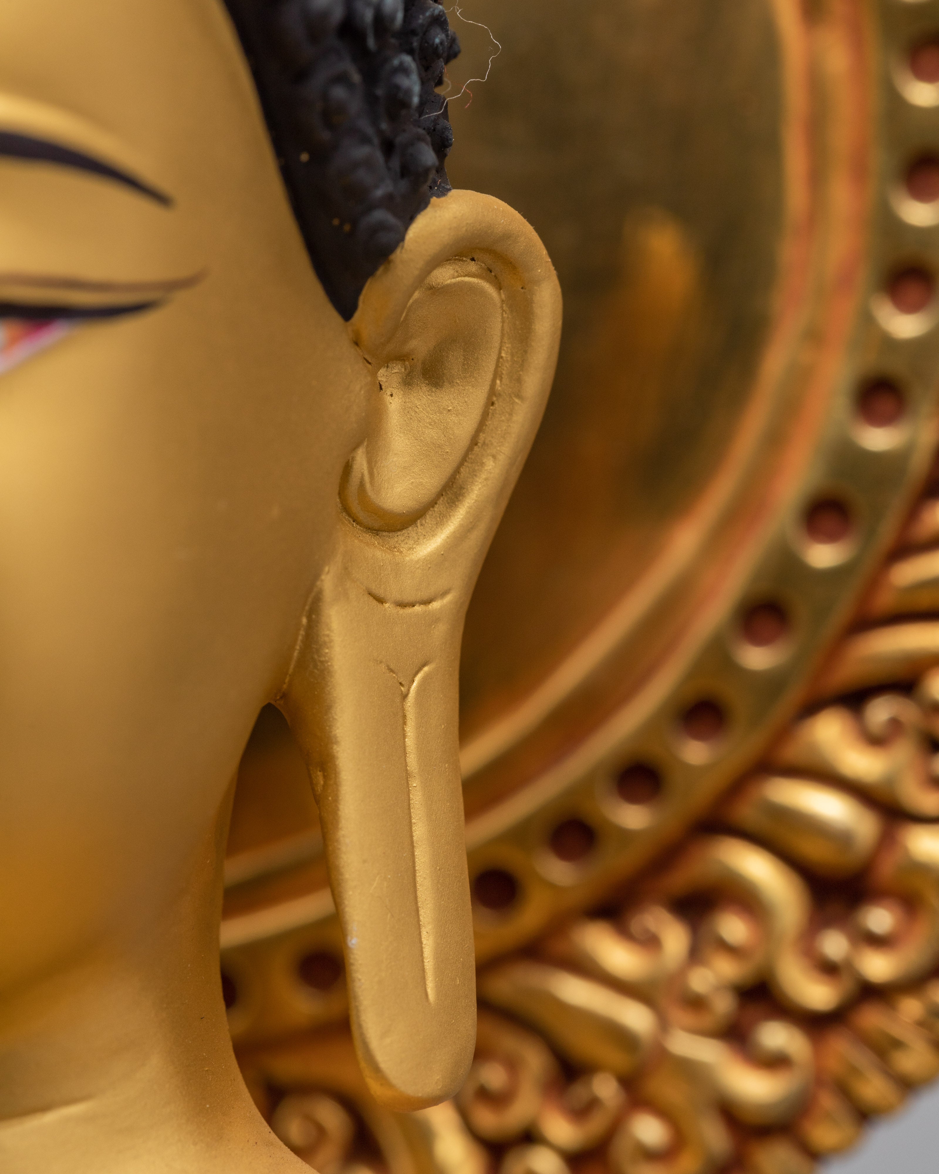 Indoor Shakyamuni Buddha Statue | Buddha Statue Plated With Gold