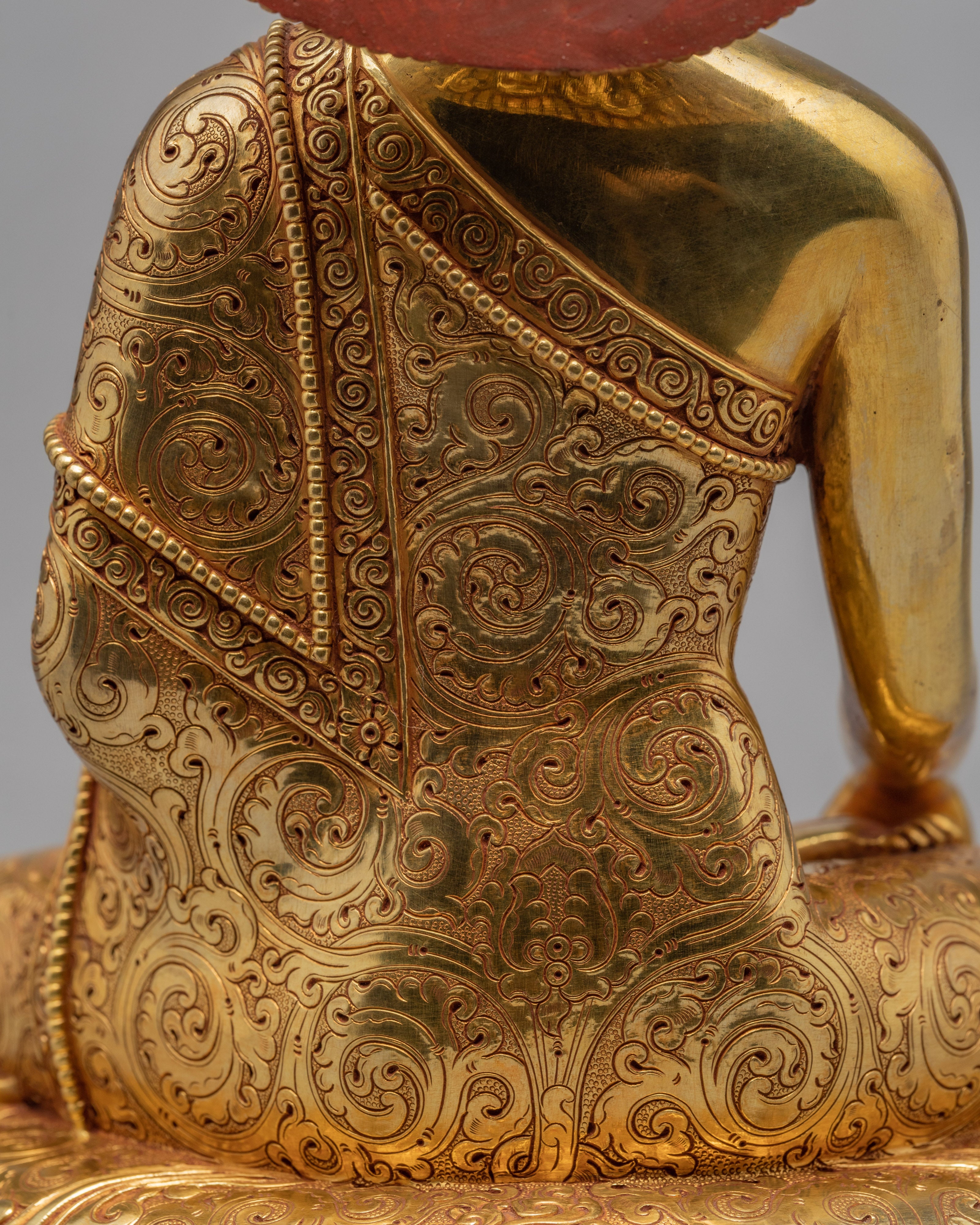 Indoor Shakyamuni Buddha Statue | Buddha Statue Plated With Gold