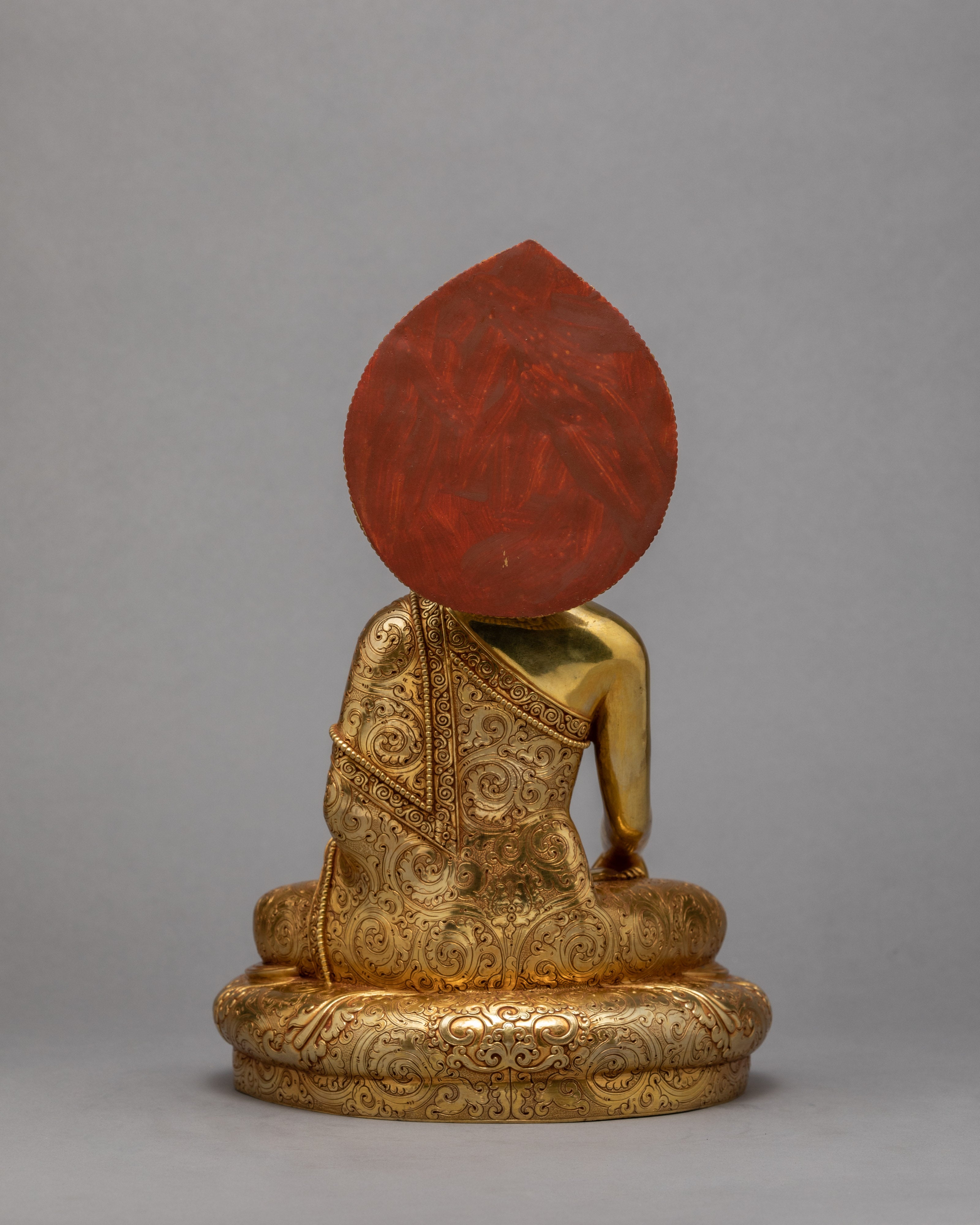 Indoor Shakyamuni Buddha Statue | Buddha Statue Plated With Gold