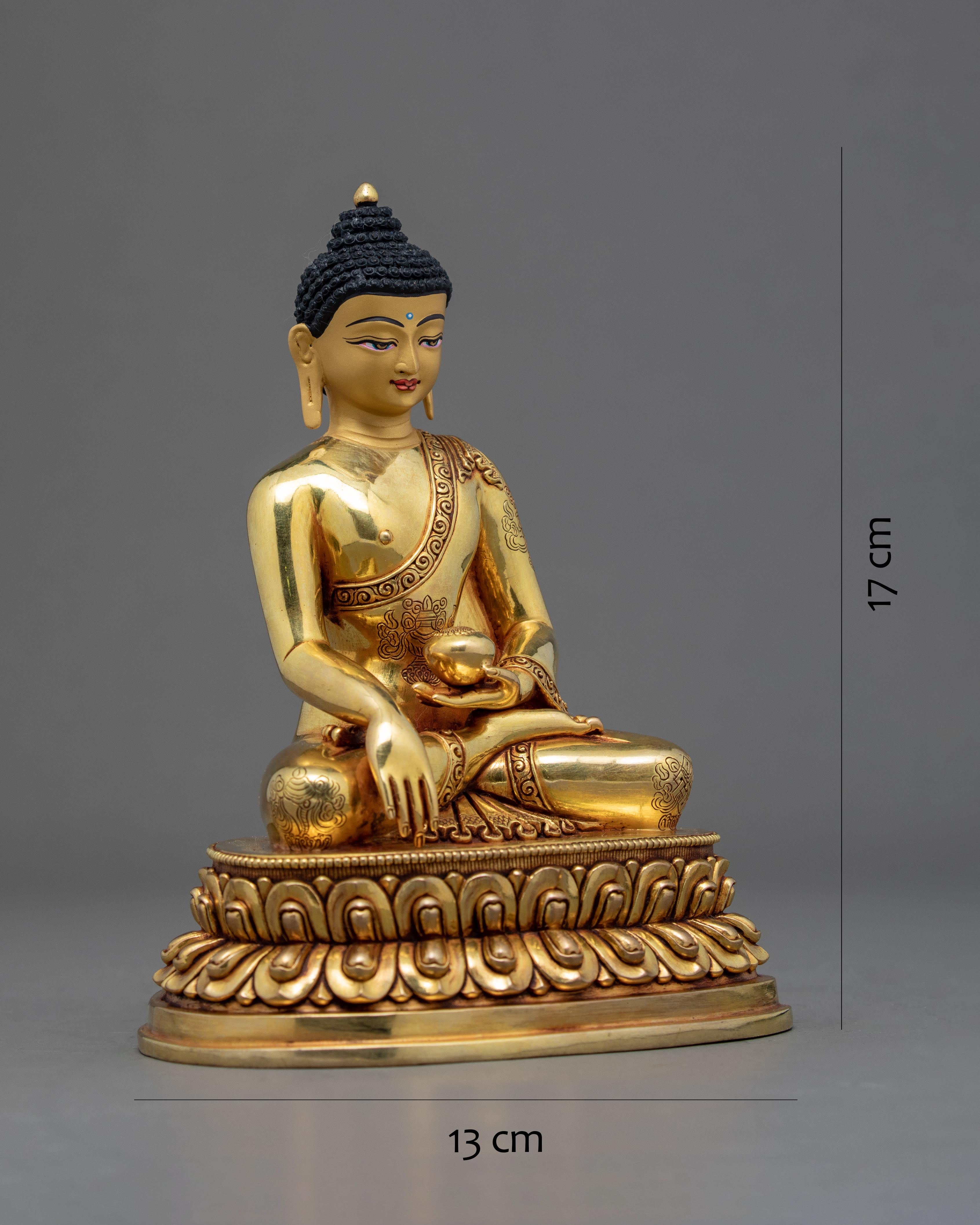 Namo Shakyamuni Buddha Sculpture | Tibetan Buddhist Art