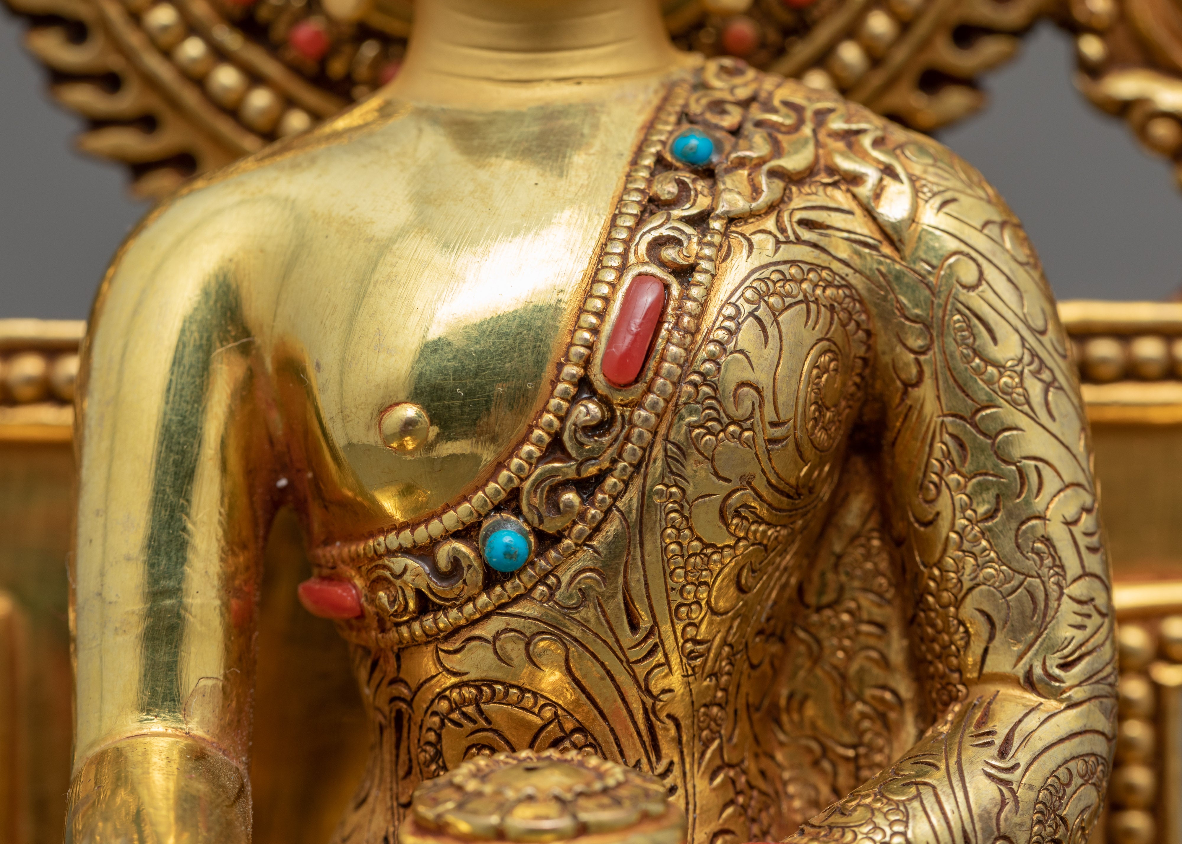 Shakyamuni Buddha Art | Traditional Hand Carved Statue