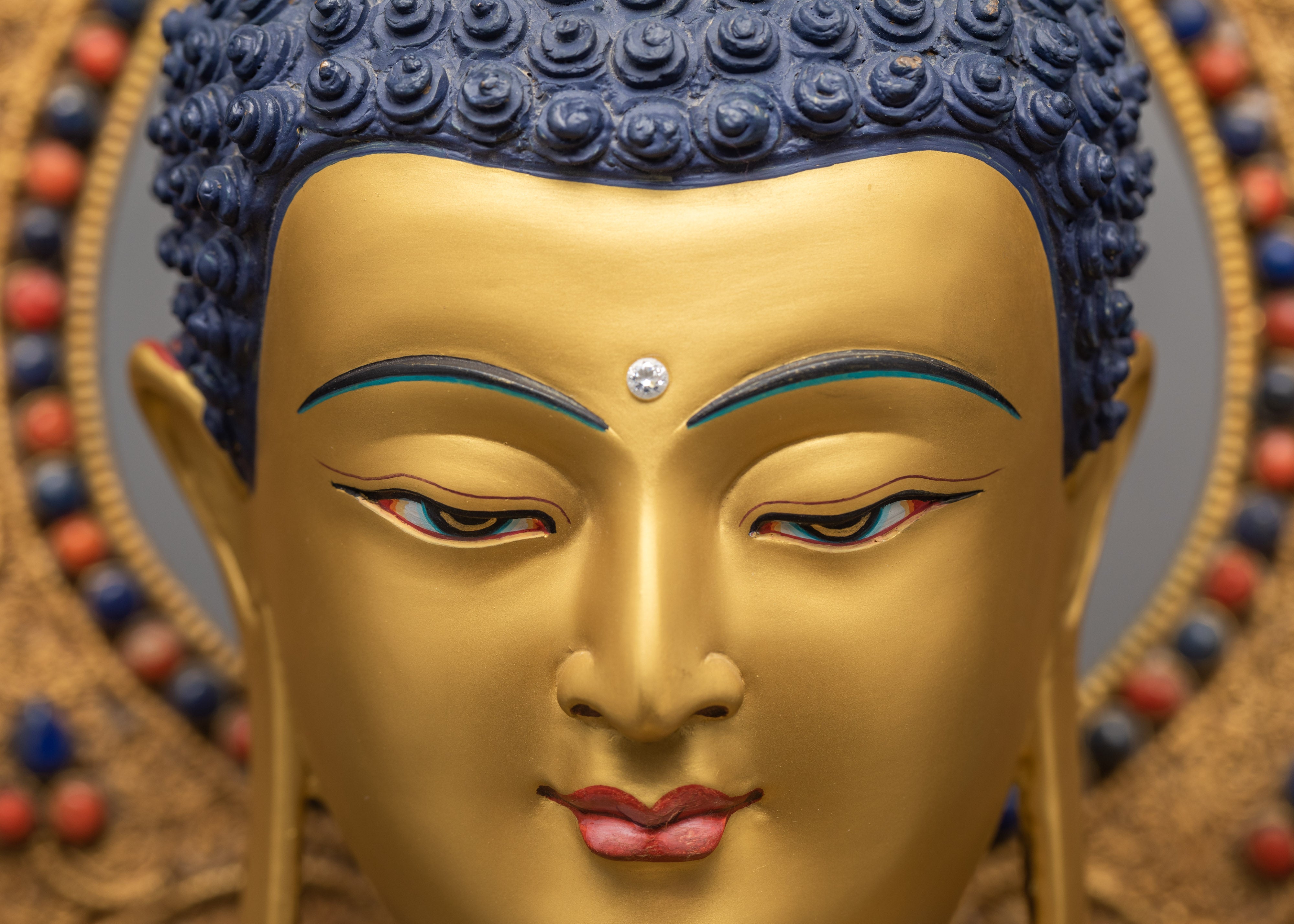 Shakyamuni Buddha Statue | 24k Gold Plated | Handmade Arts