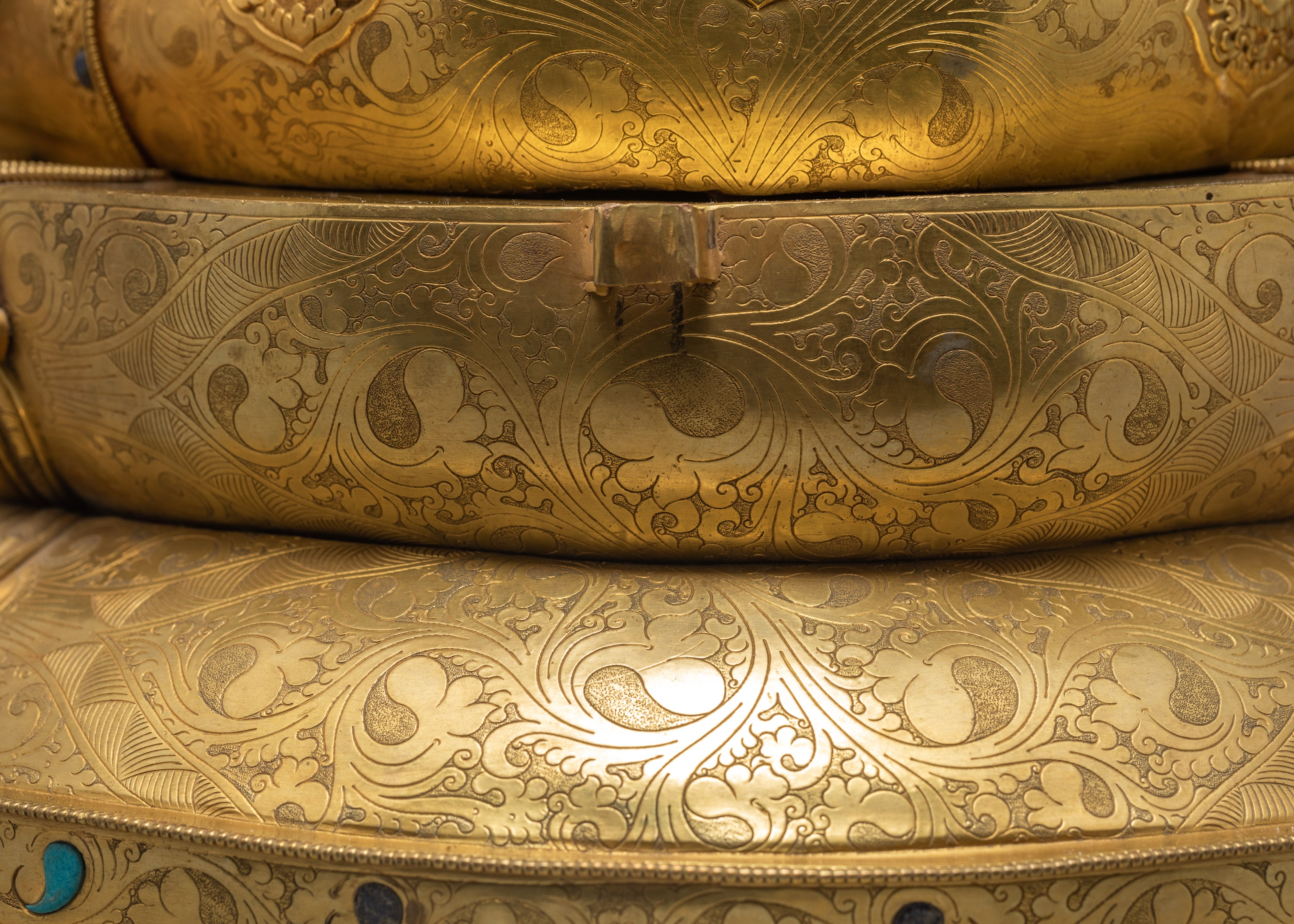 Shakyamuni Buddha Statue | 24k Gold Plated | Handmade Arts