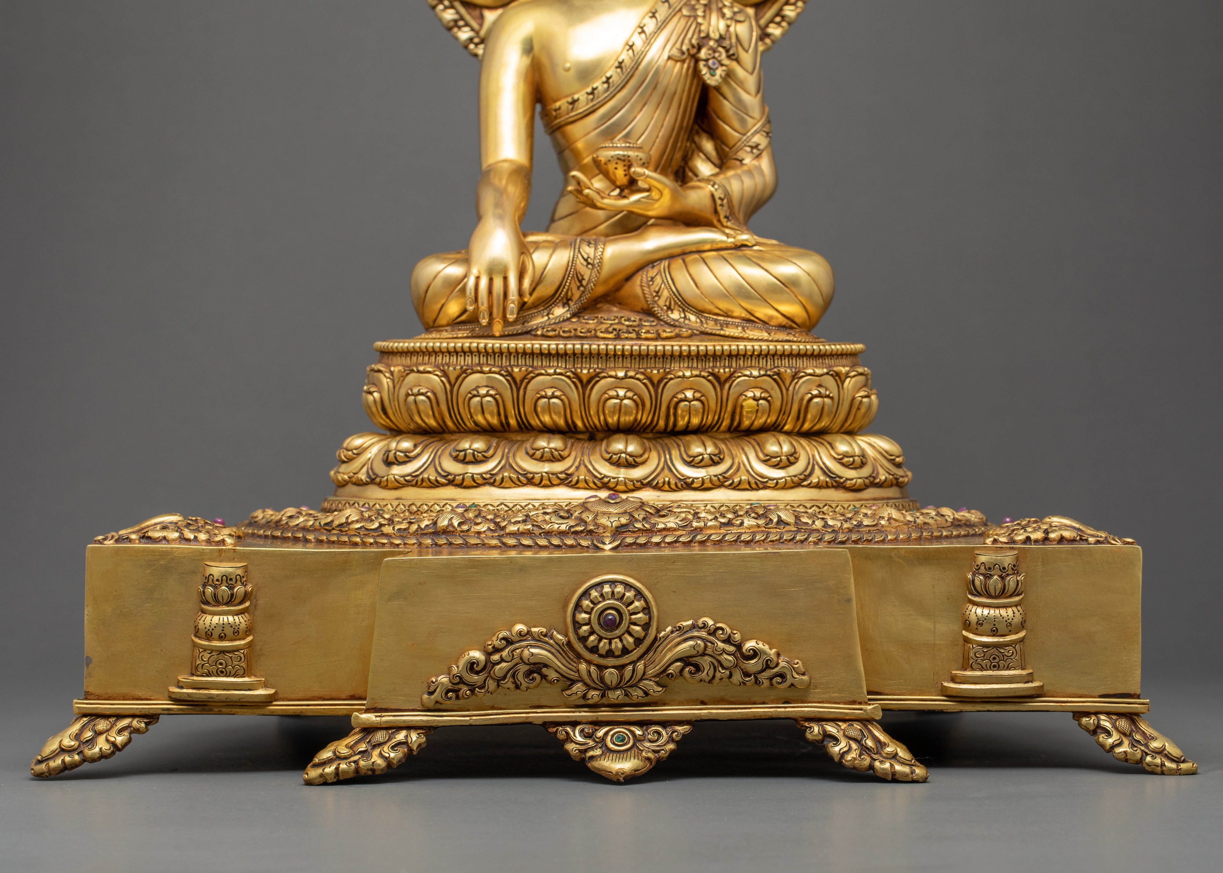 Shakyamuni Buddha Sculpture | Traditional Himalayan Art of Nepal