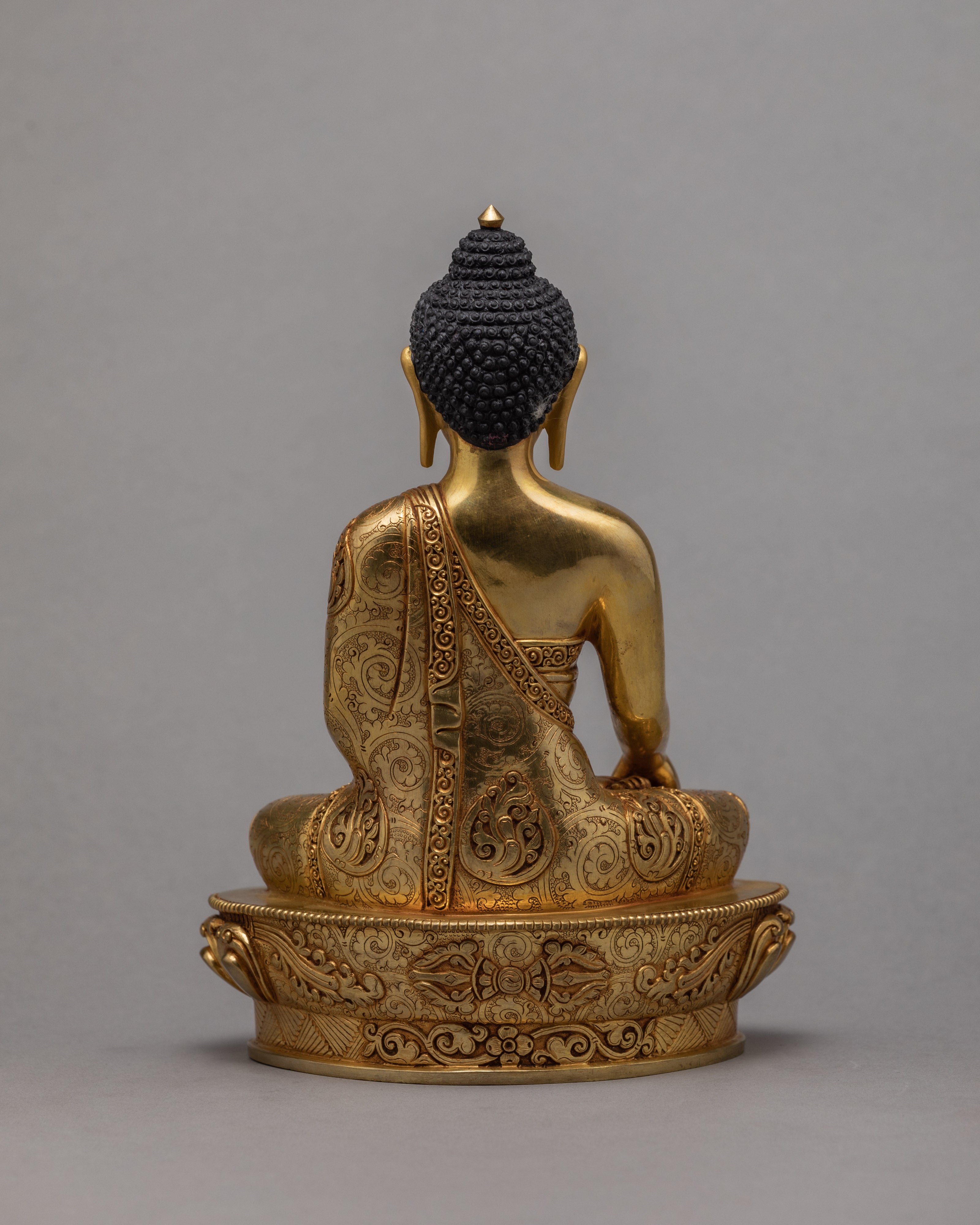 Buddha Shakyamuni Statue | Plated With Gold Buddha Statue