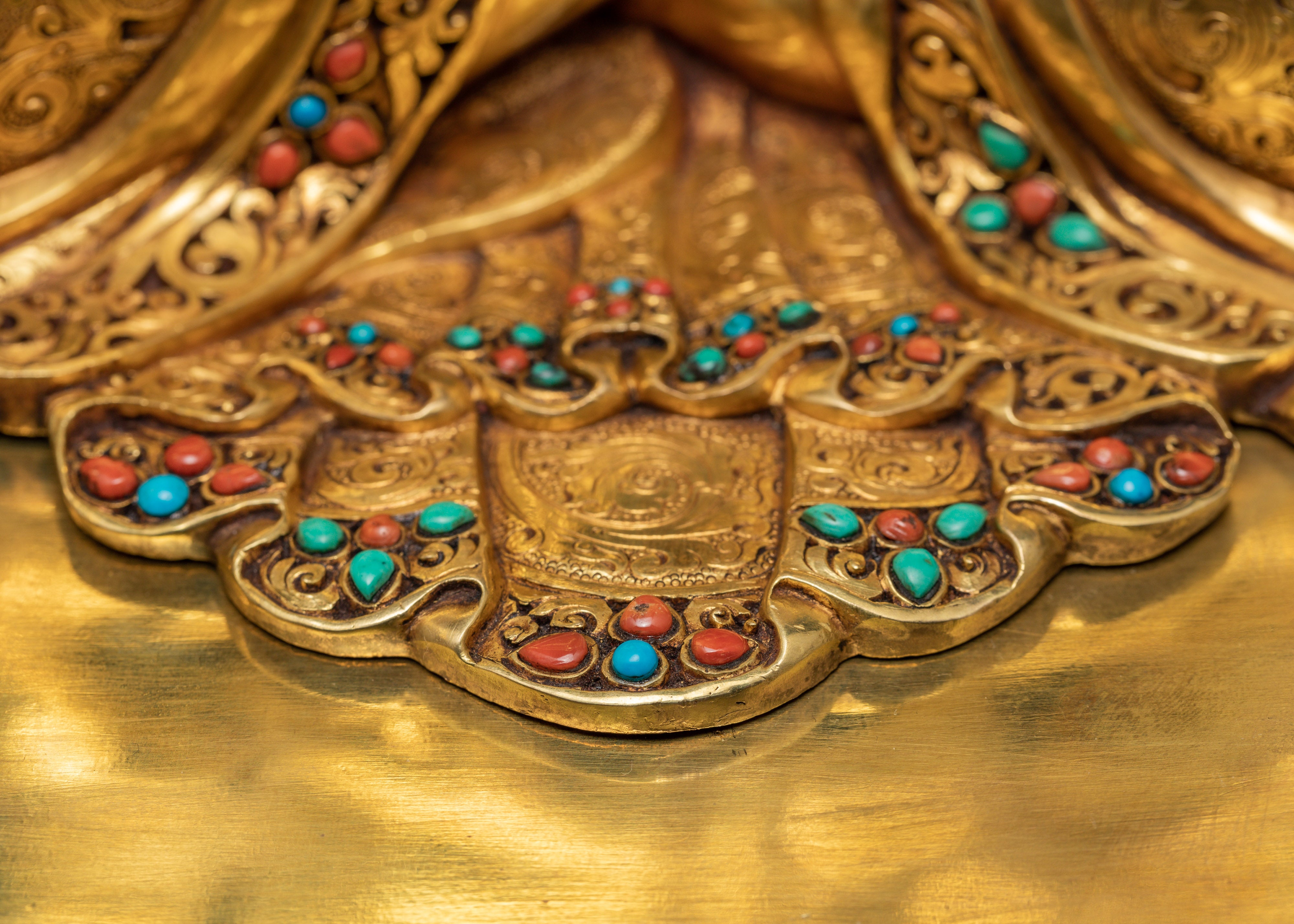 Shakyamuni Buddha | Himalayan Buddhist Statue Glided With 24K Gold