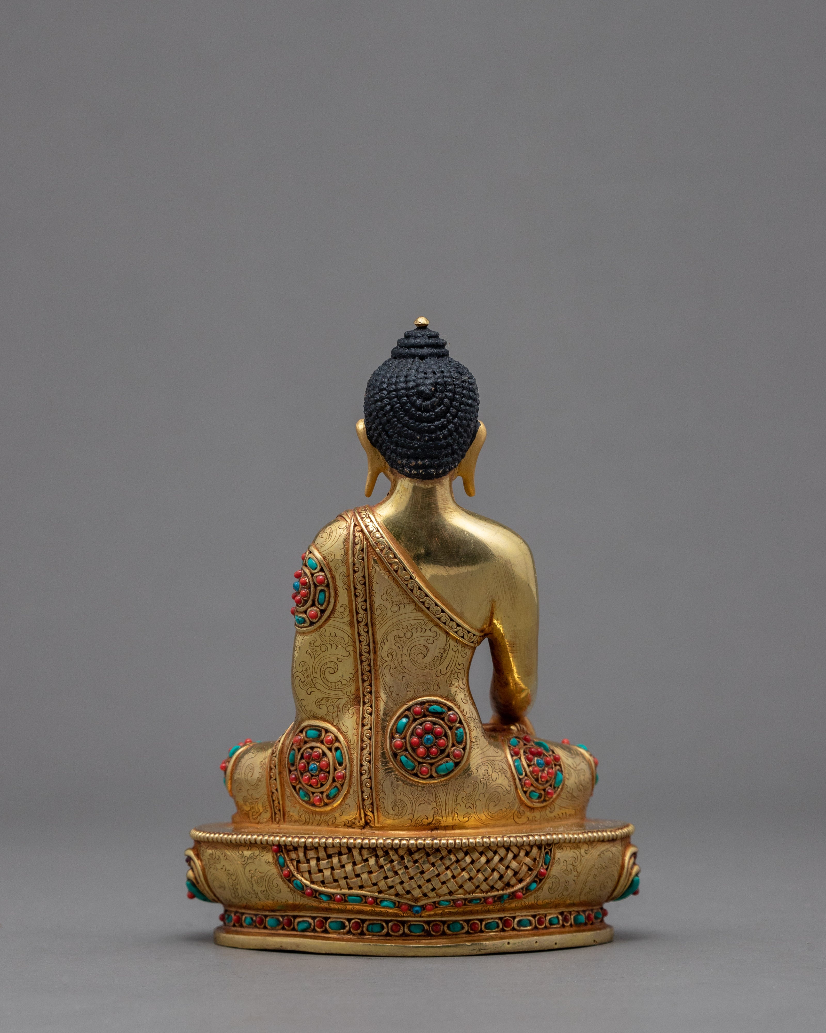 Small Shakyamuni Buddha Statue | Traditional Himalayan Art