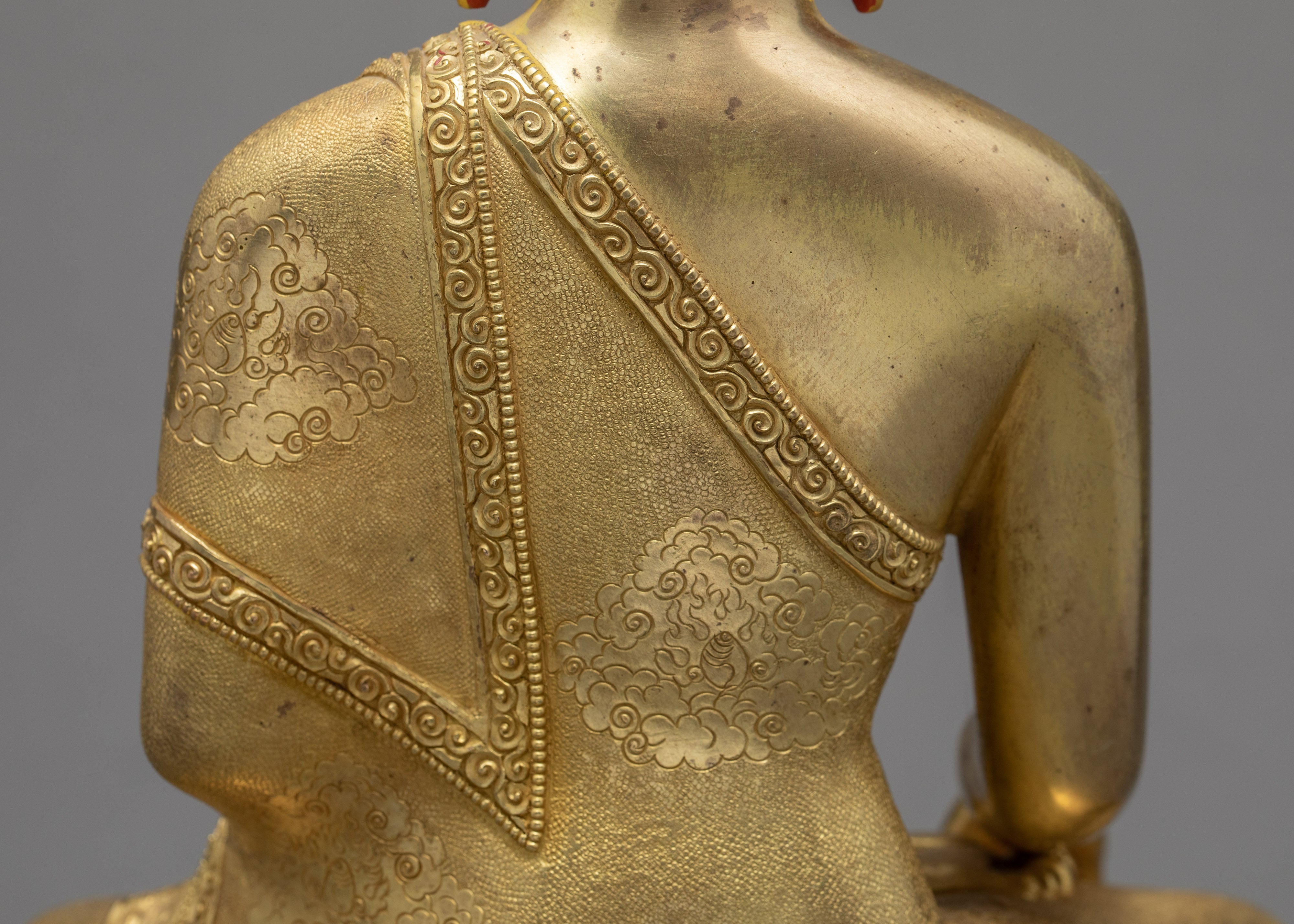 Shakyamuni Buddha Statue | The Enlightened One | 24K Gold Gilded