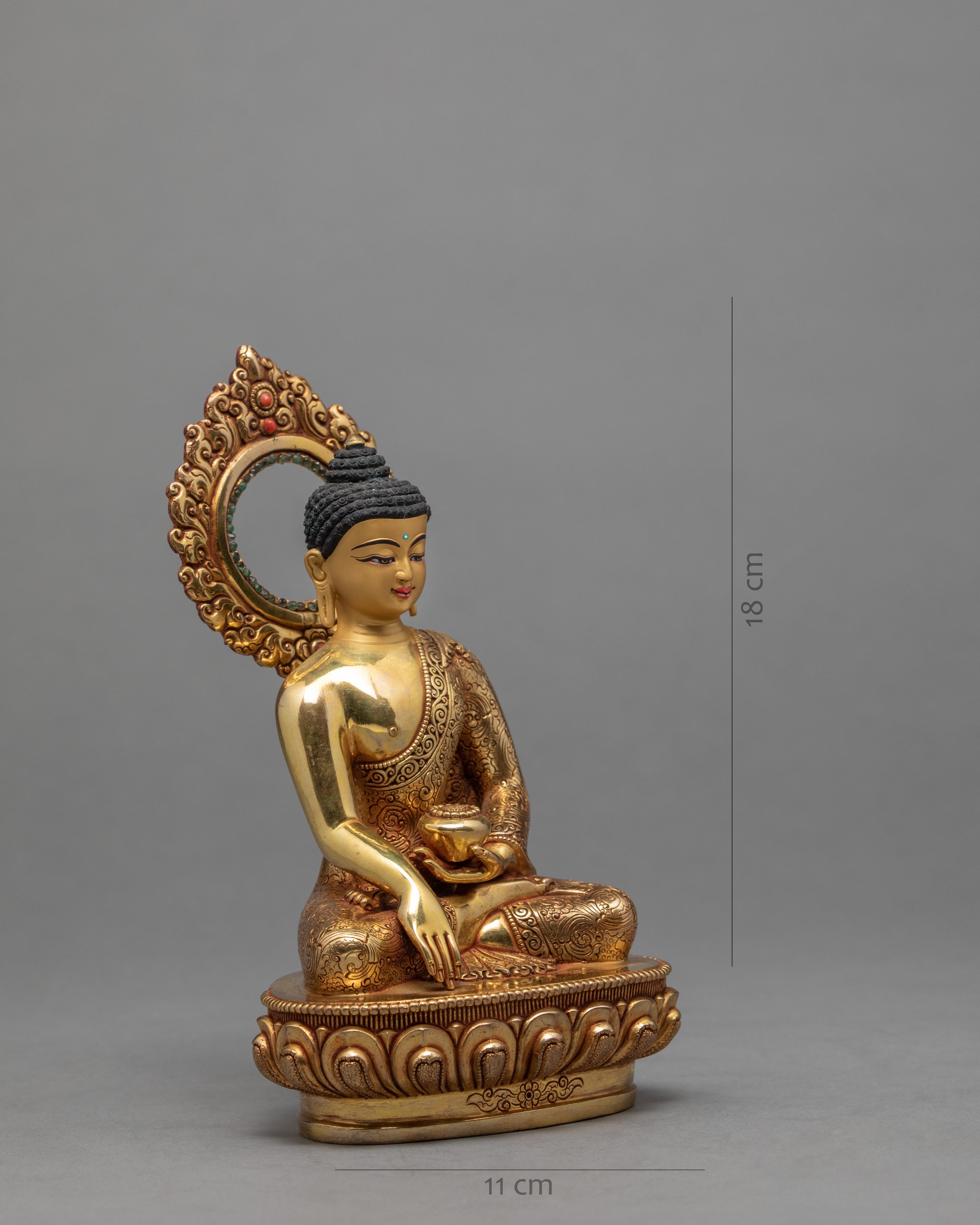 Small Buddha Shakyamuni Statue | The Awakened One | Traditional Tibetan Style