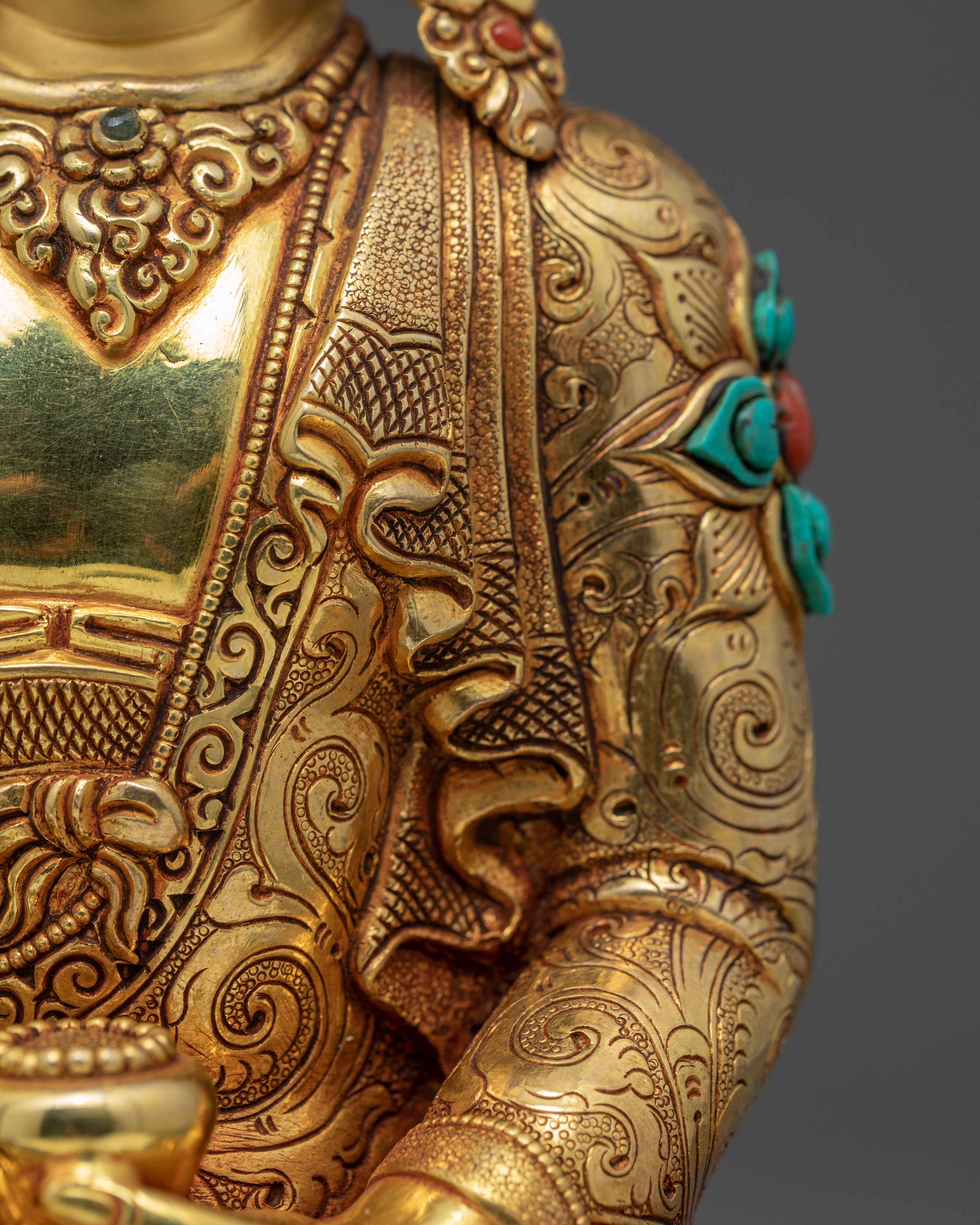 Mini Shakyamuni Buddha Statue | Traditional Himalayan Art