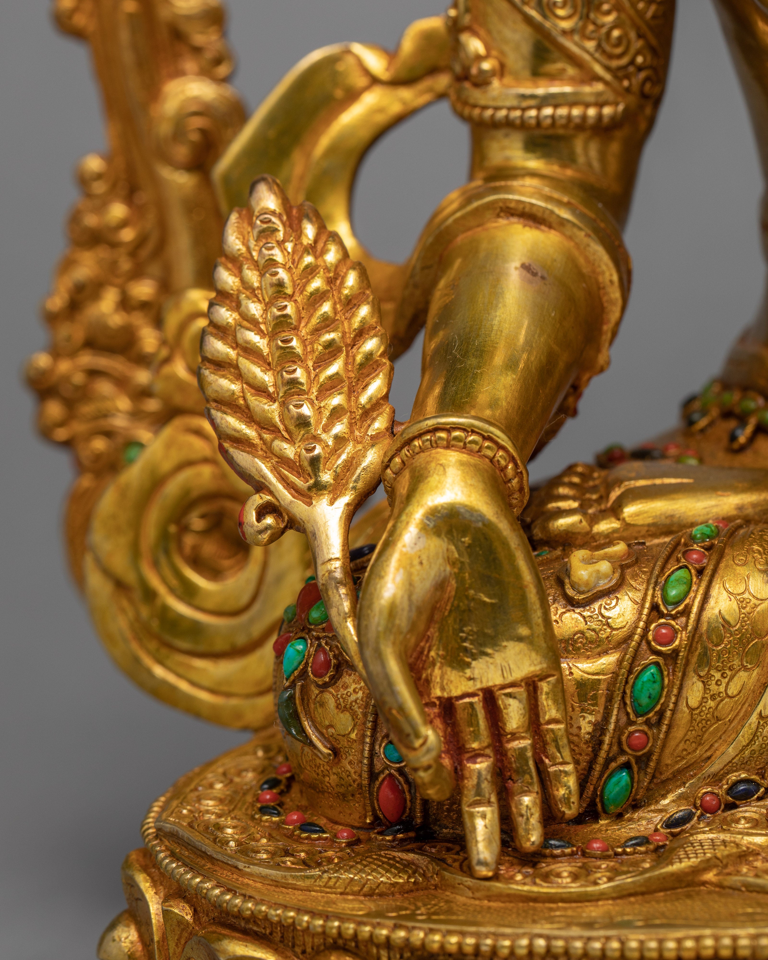 Himalayan Buddhist Sculpture of Kistigarbha | The Compassionate One