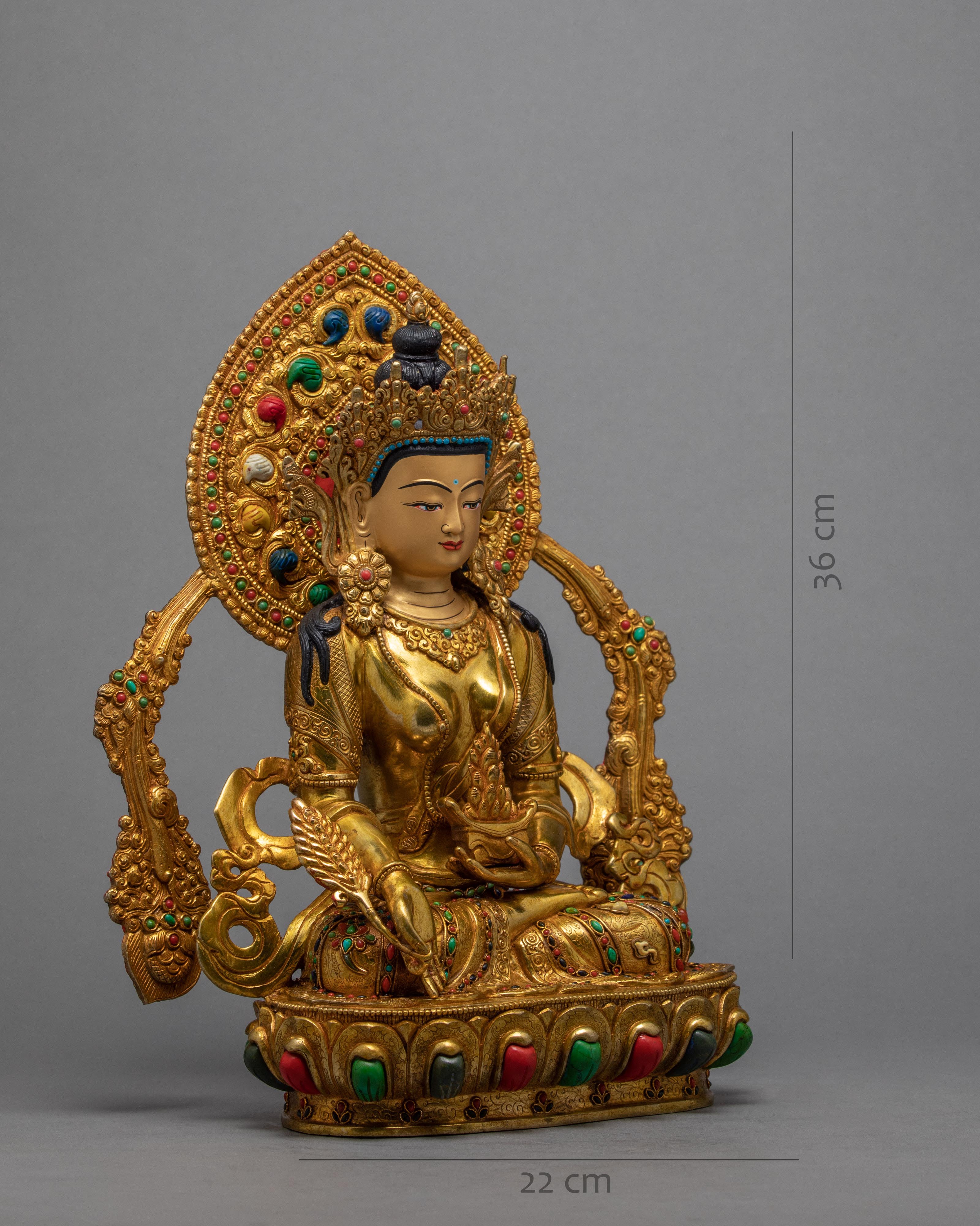 himalayan-buddhist-sculpture-of-ksitigarbha