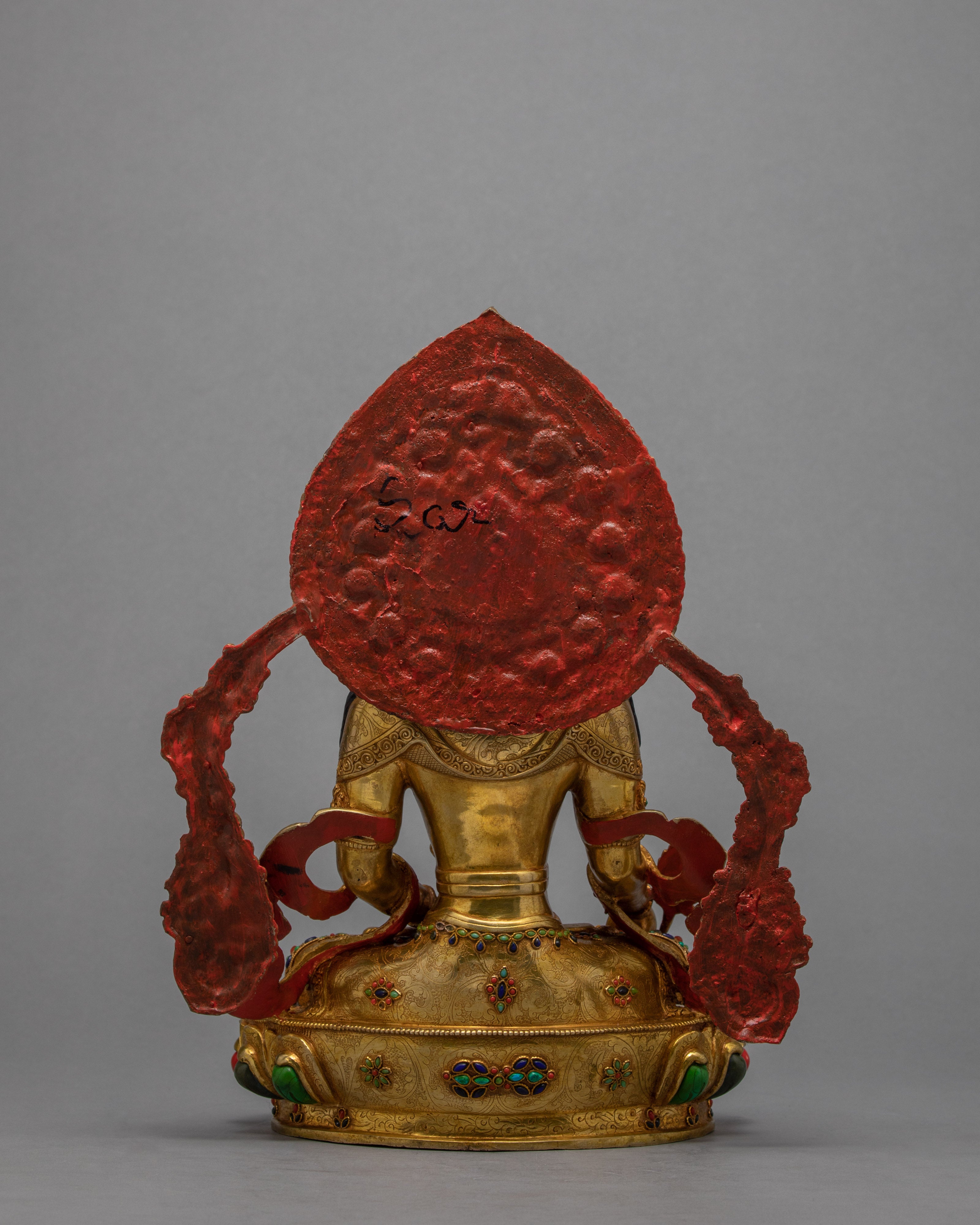 Himalayan Buddhist Sculpture of Kistigarbha | The Compassionate One