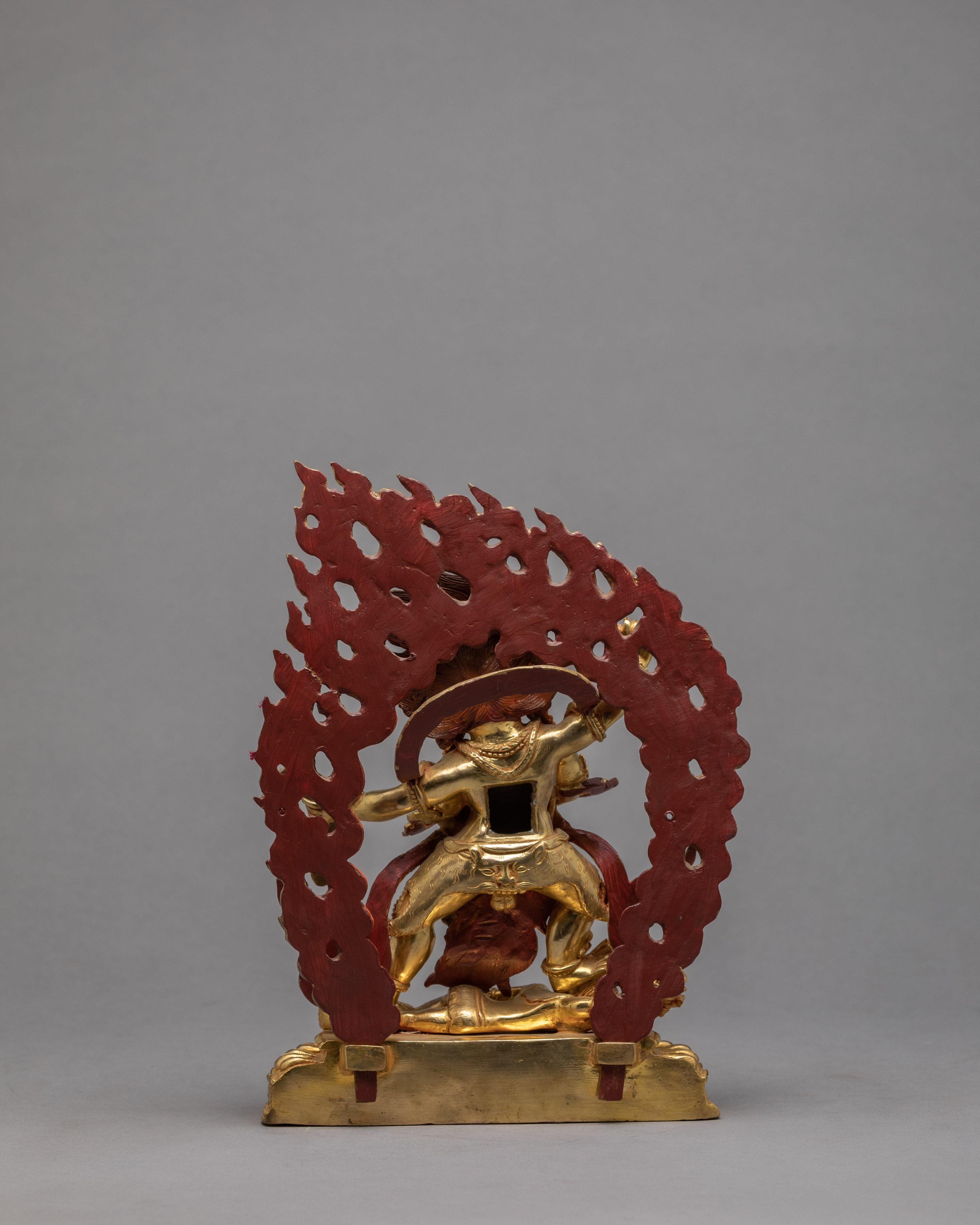 Sakya Vajrapani Statue | Gold Gilded Buddhist Statue