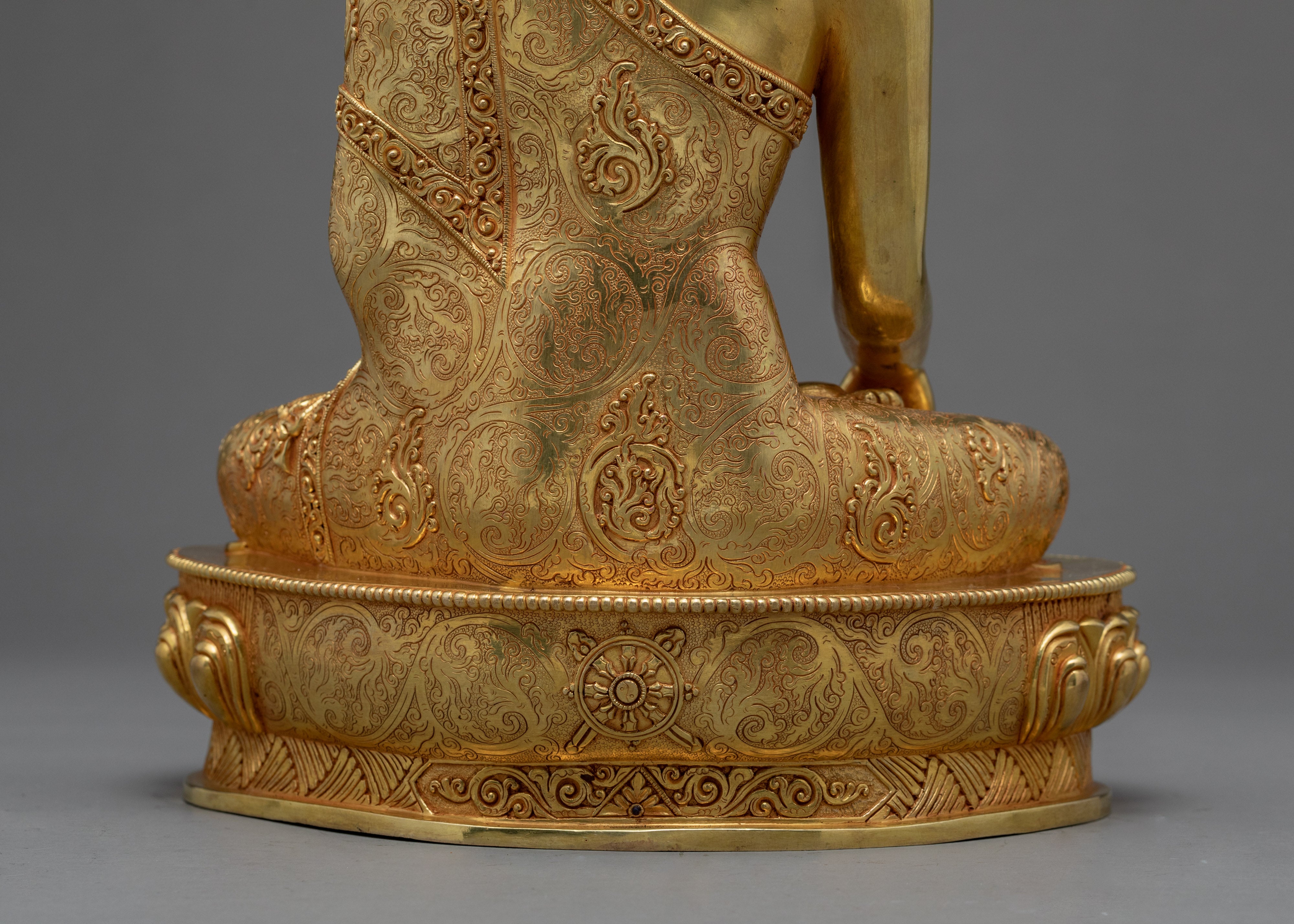Tibetan Shakyamuni Buddha Statue | Himalayan Buddhist Sculpture