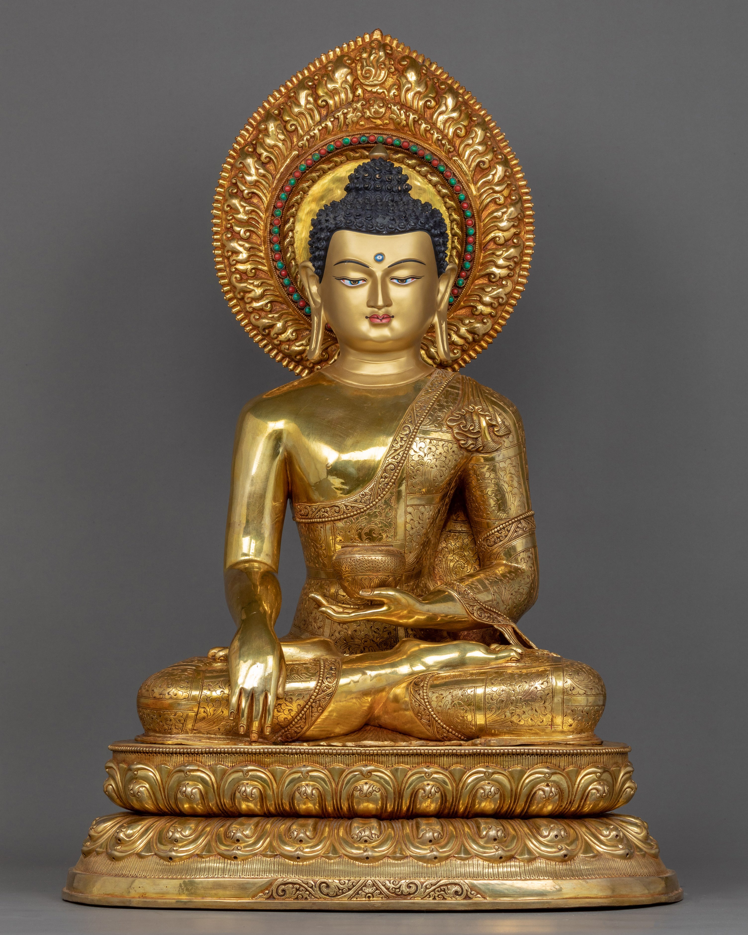 Buddha Shakyamuni Art | Traditionally Hand Carved Statue
