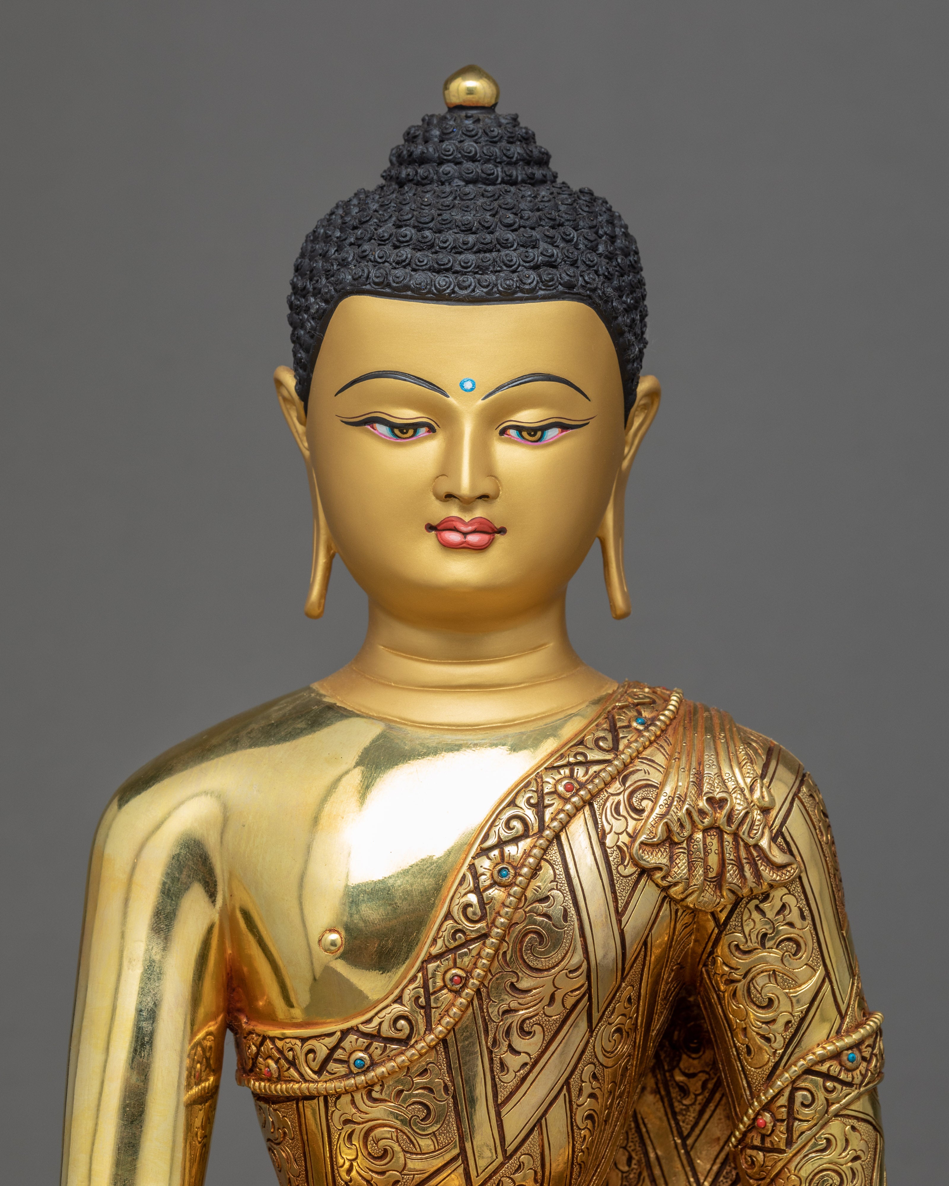 Three Buddhas Statue | Traditionally Hand Carved Statue