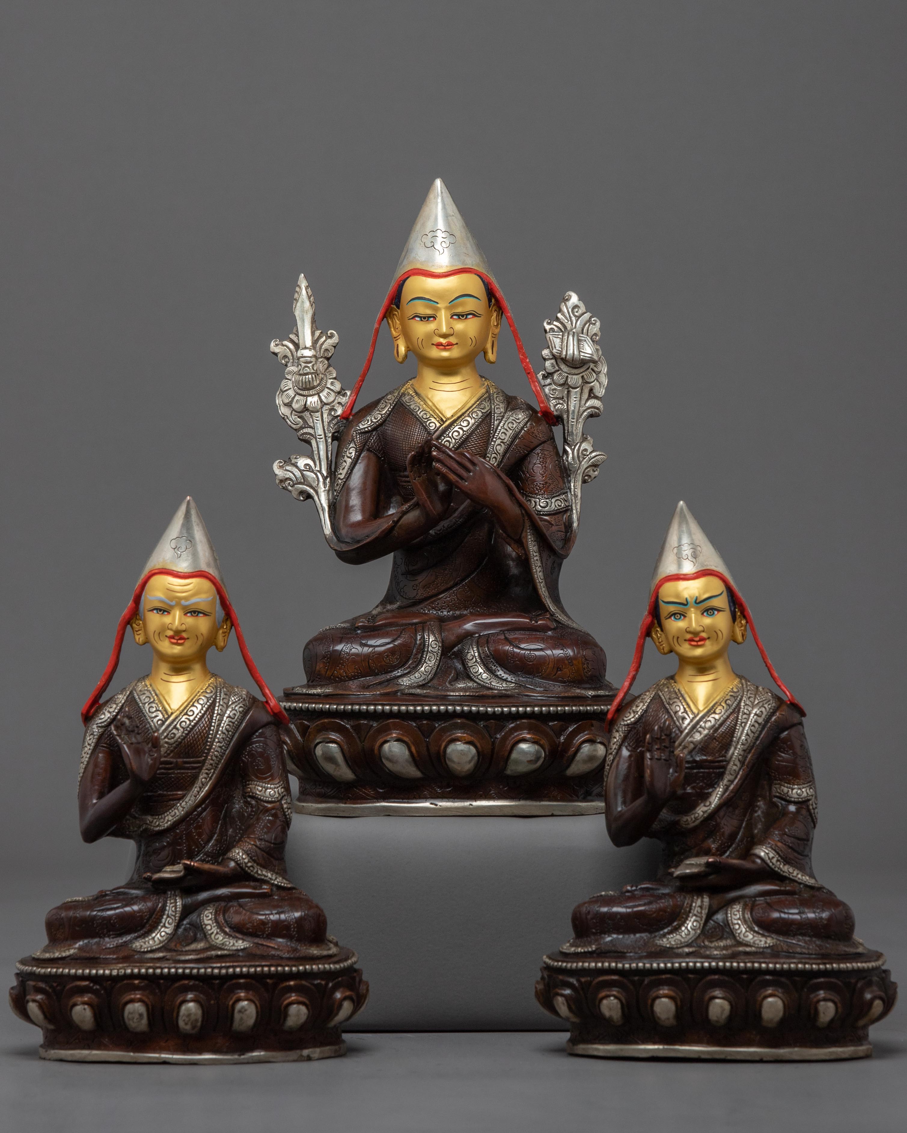 Je Tsongkhapa Sculpture Set