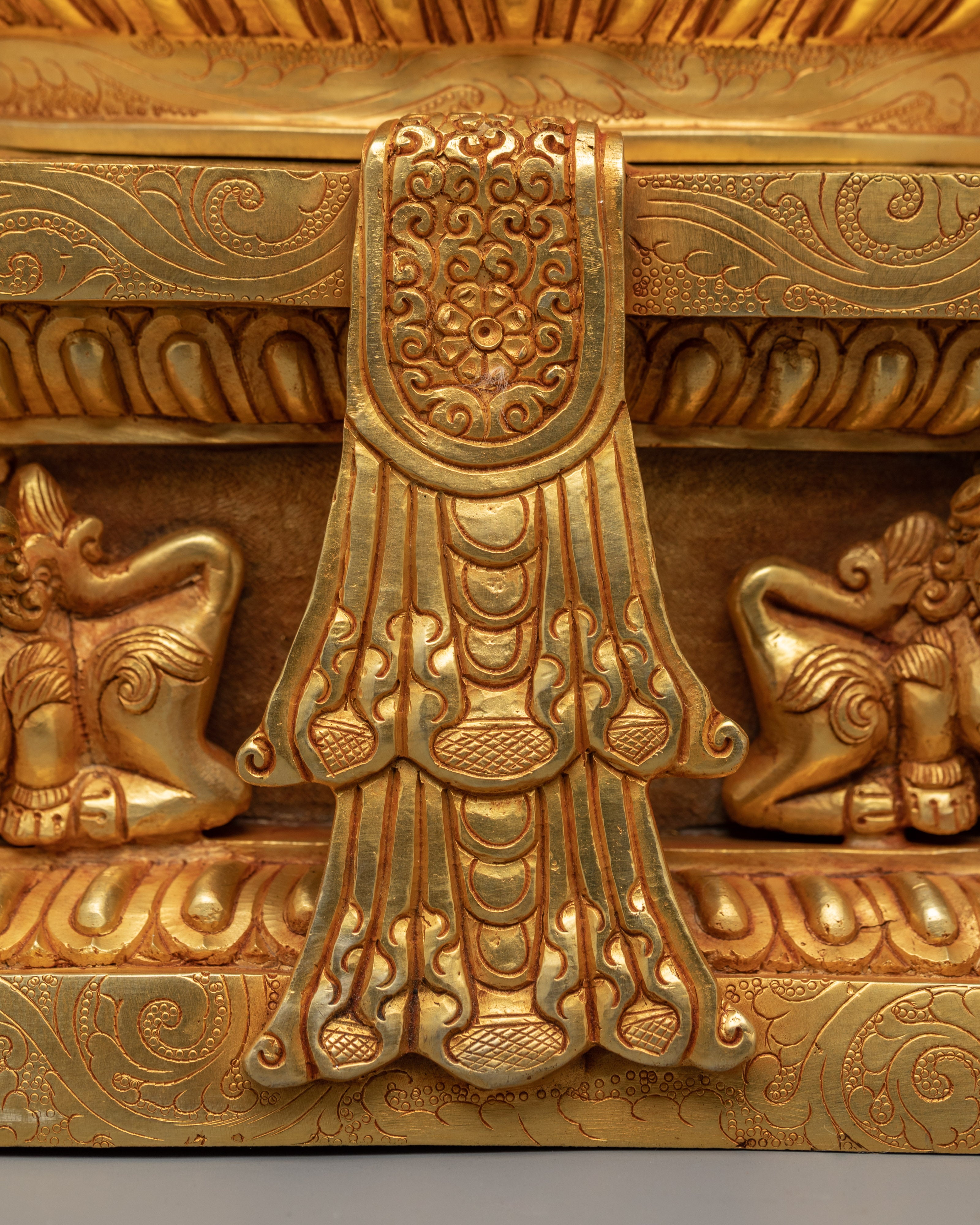 Traditionally Hand-Sculpted Vajrasattva Chant Sculpture | Tibetan Dorje Sempa Figurine