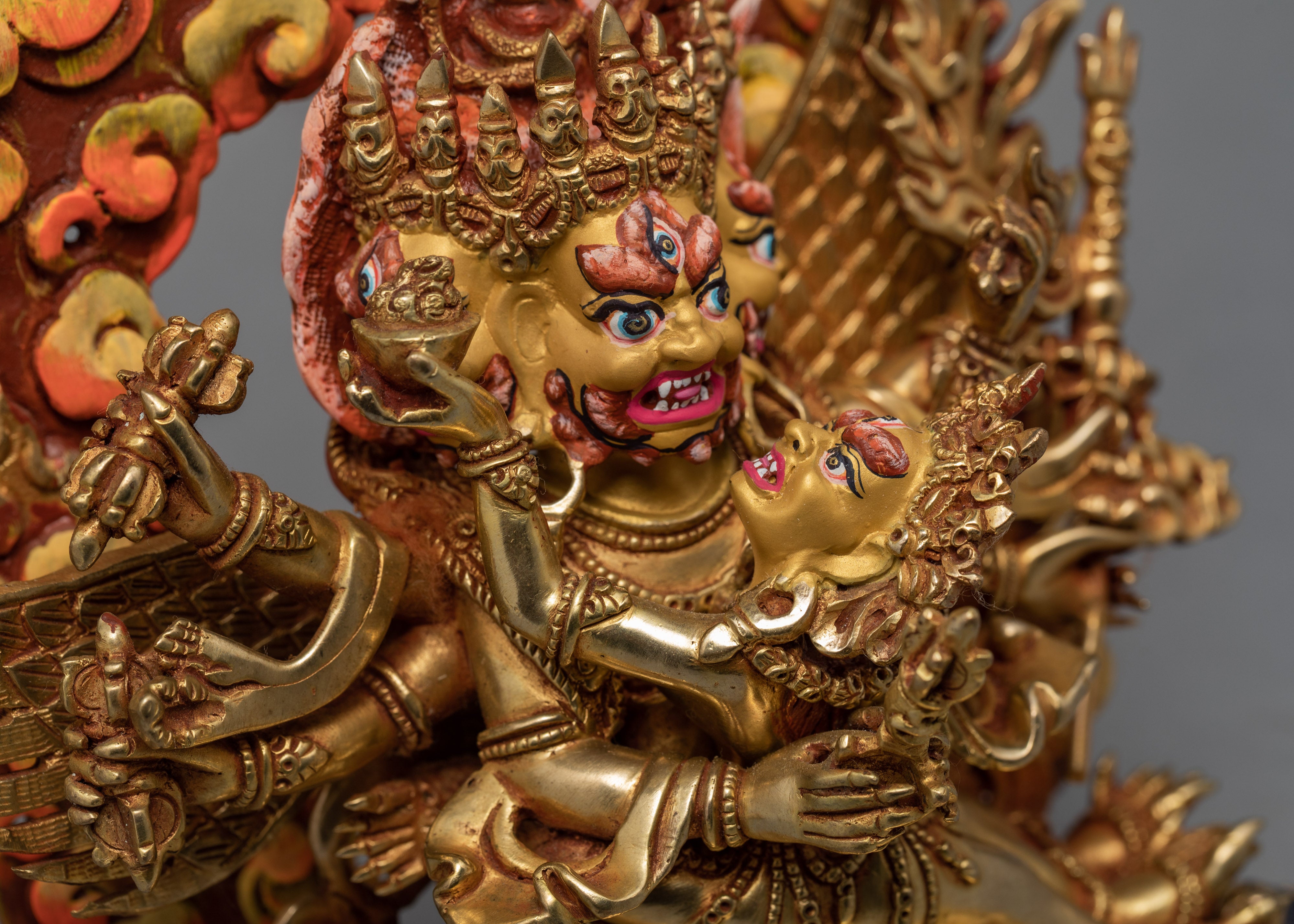 Vajrakilaya Statue | Buddhist Meditational Deity | Phurba